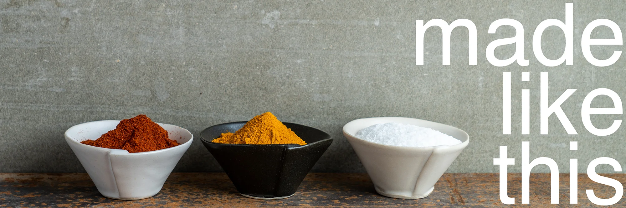 if pottery / made like this / teeny-tiny bowls for prep, for use with spices and condiments, for sipping tea