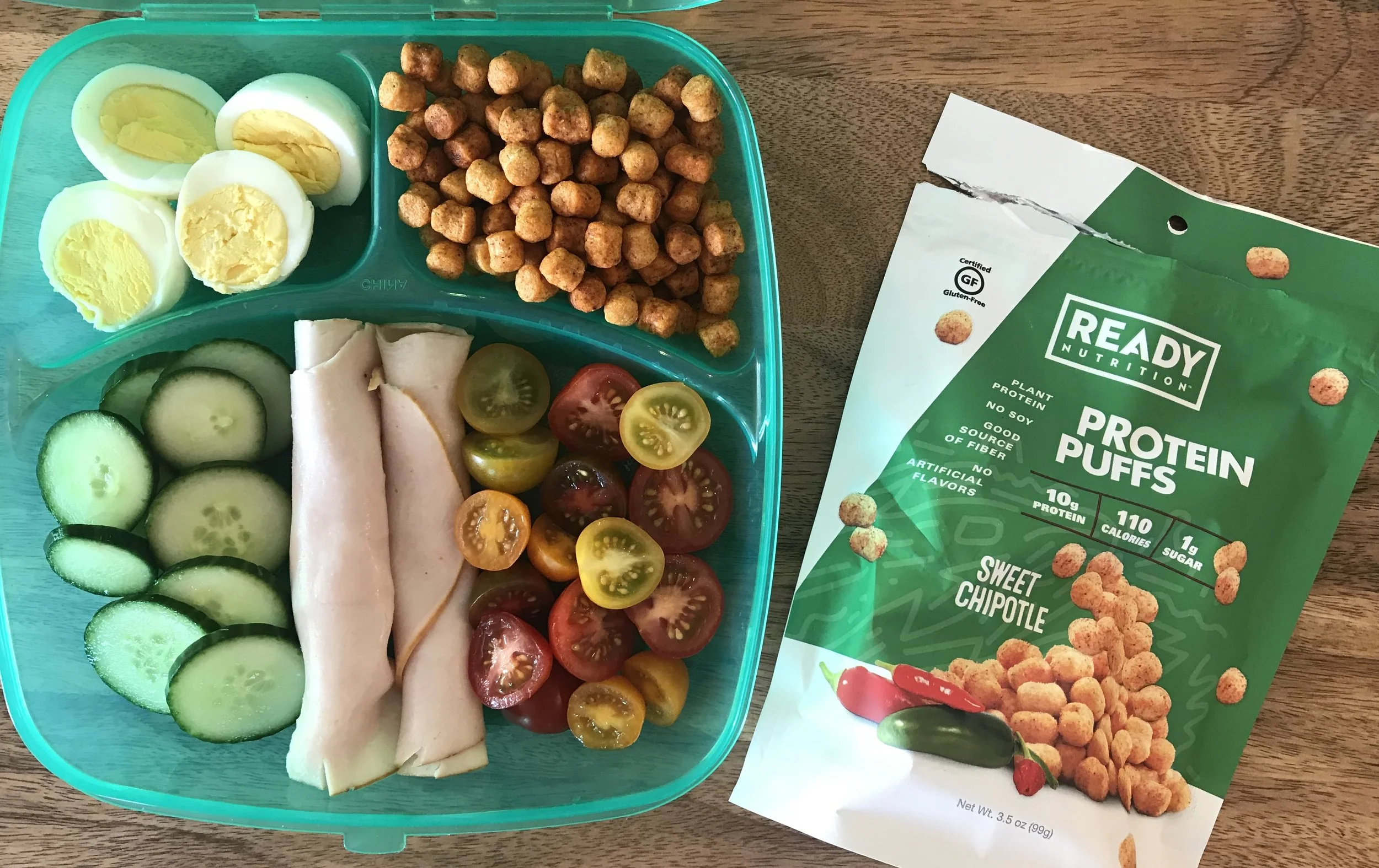 Ready Protein Puffs as part of packed lunch