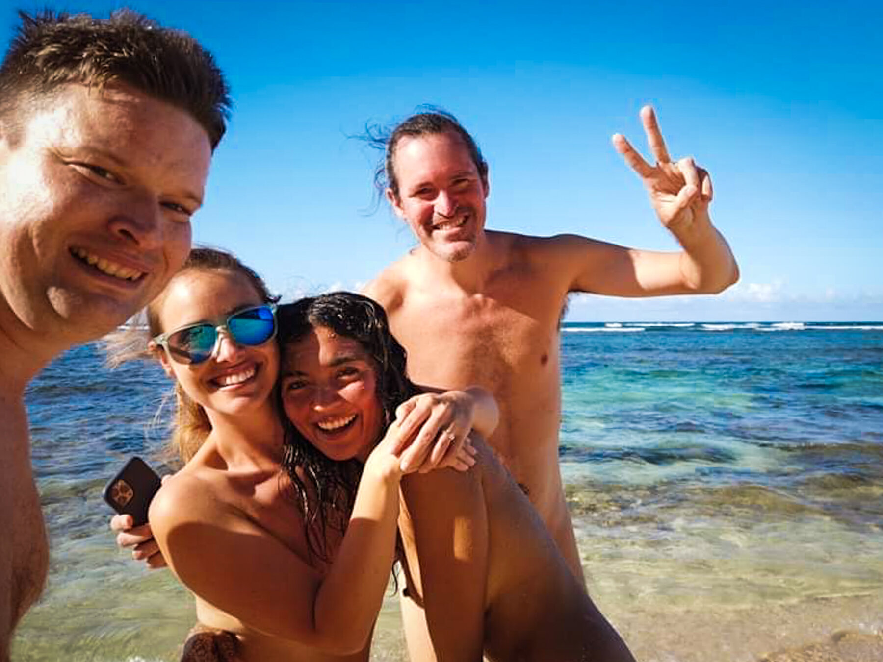 Kayslee Collins Desnudo Nude Sunbathing In Hawaii