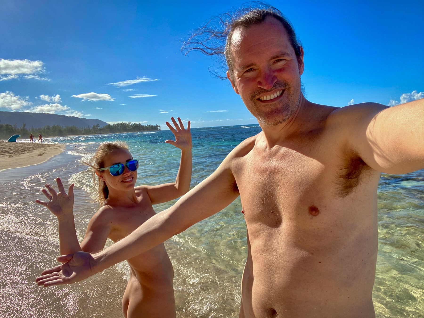 beach in nudist photo