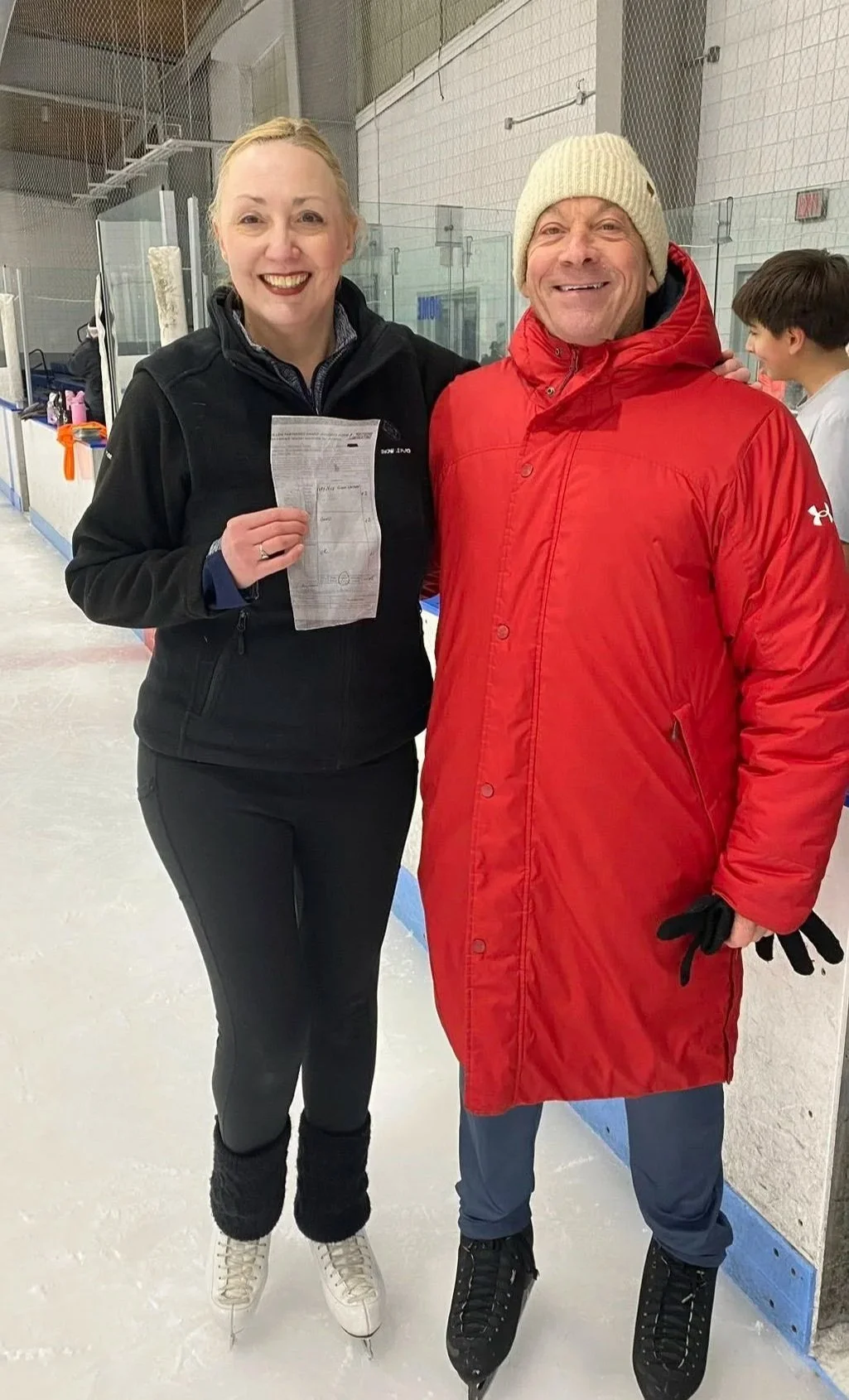 Renee passed Bronze Ice Dance: Hickory Hoedown with honors!