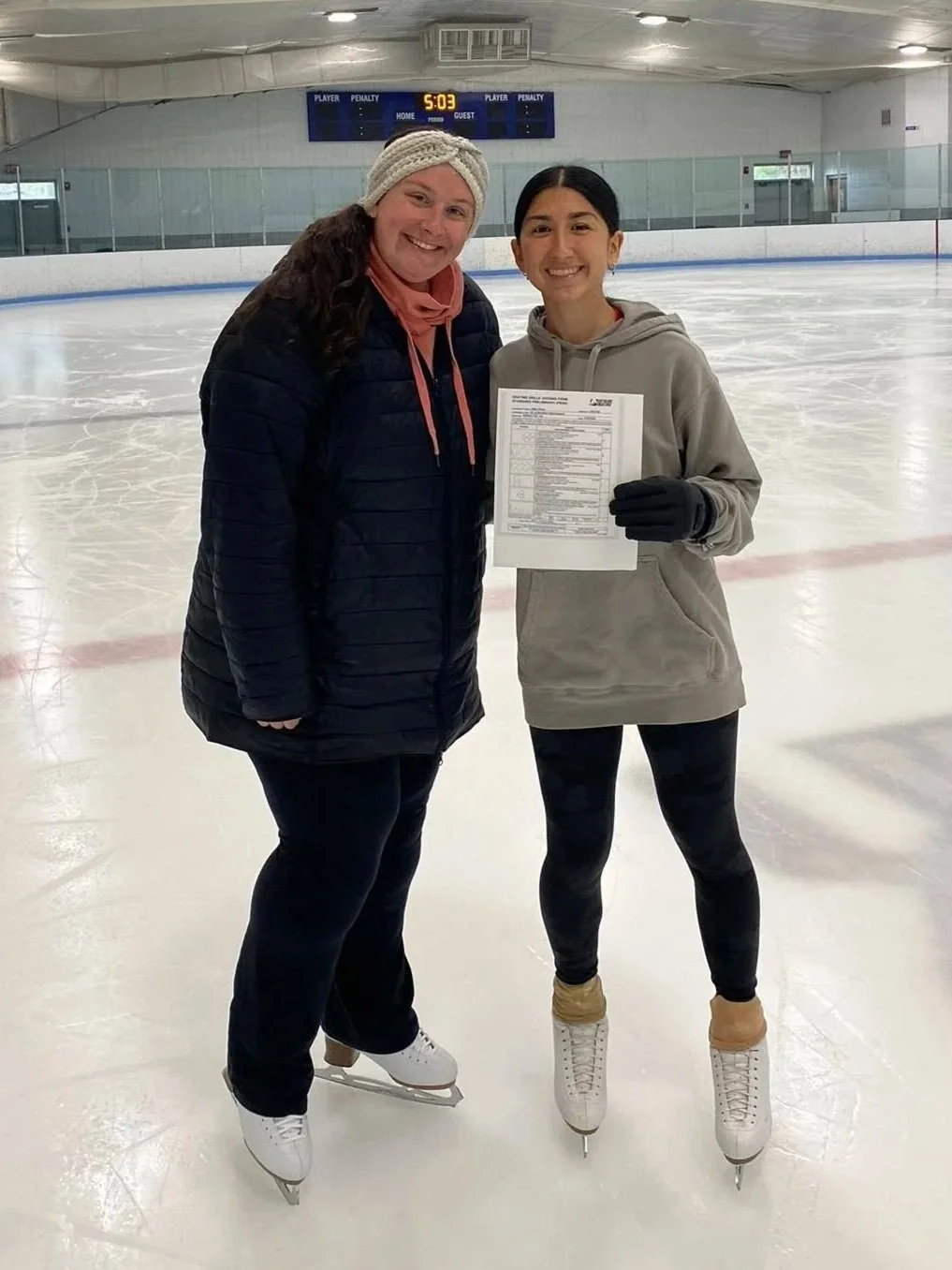 Alexa passed Preliminary Skating Skills!