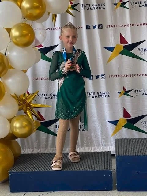 Congratulations Aubrey on third place at State Games of America@