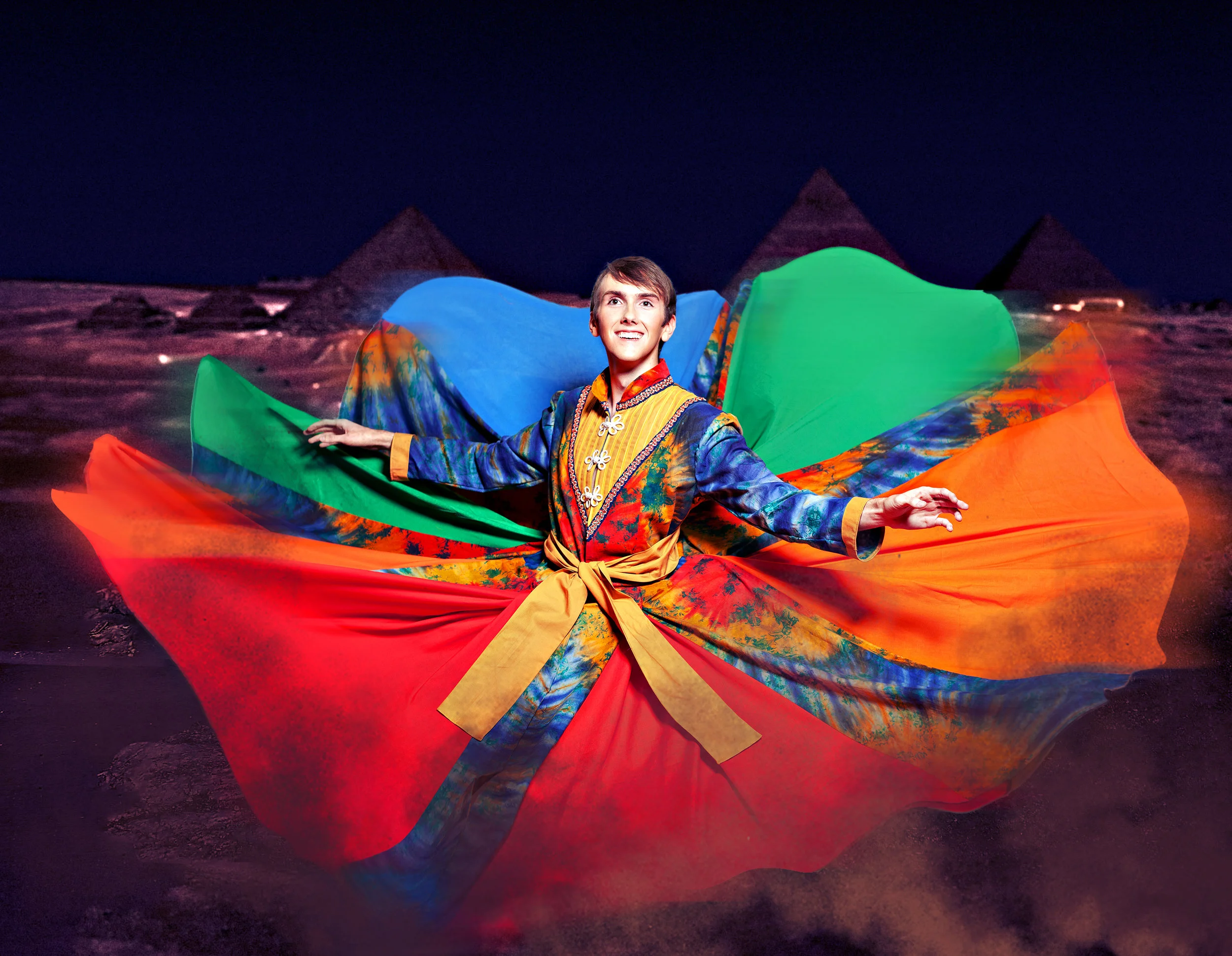  Promotional photography for “Joseph and the Amazing Technicolor Dreamcoat” 
