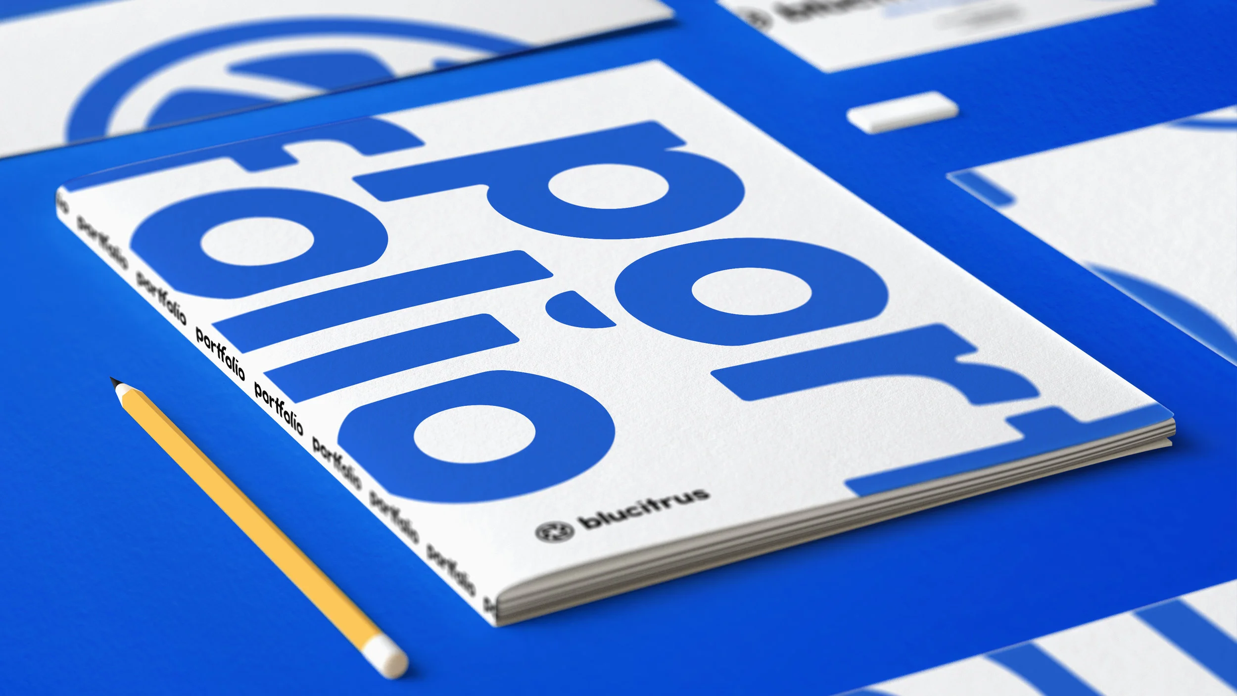  Portfolio cover design. 