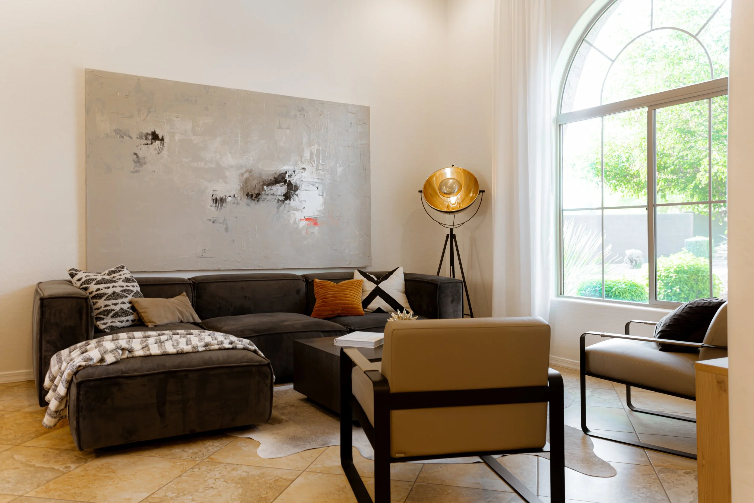 Living room - 8'x5' custom art