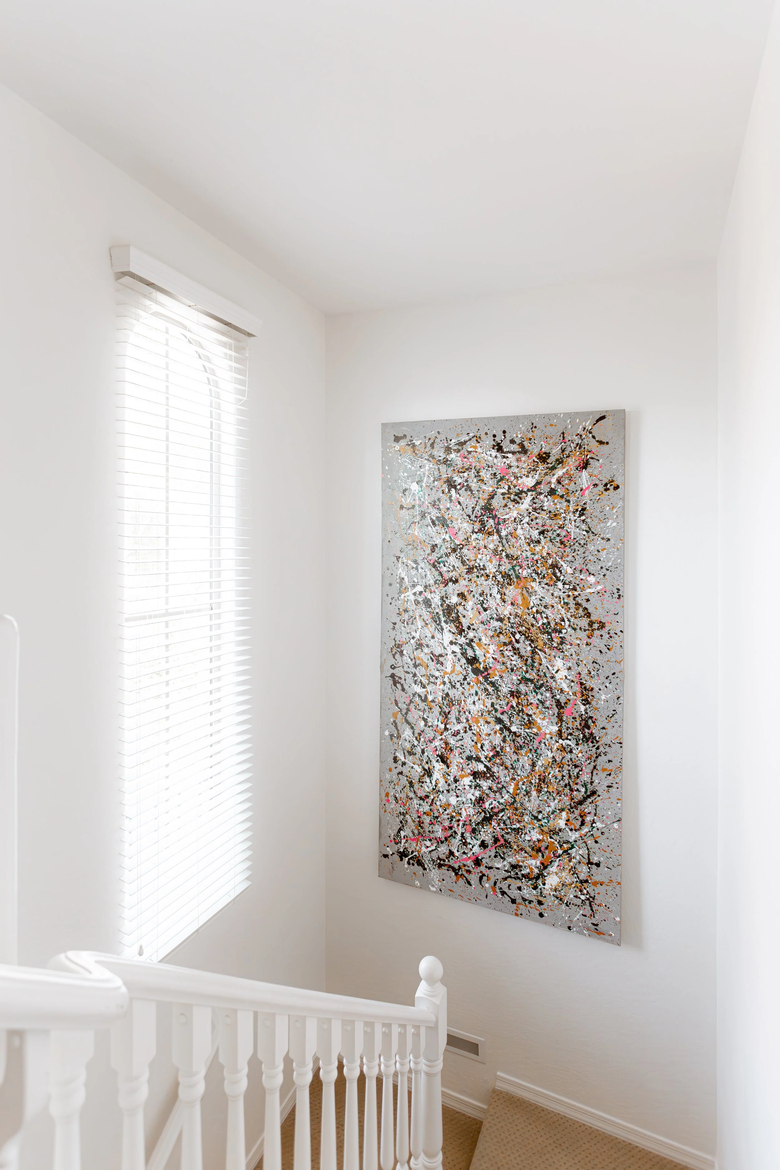 Stair well 8'x4' custom art