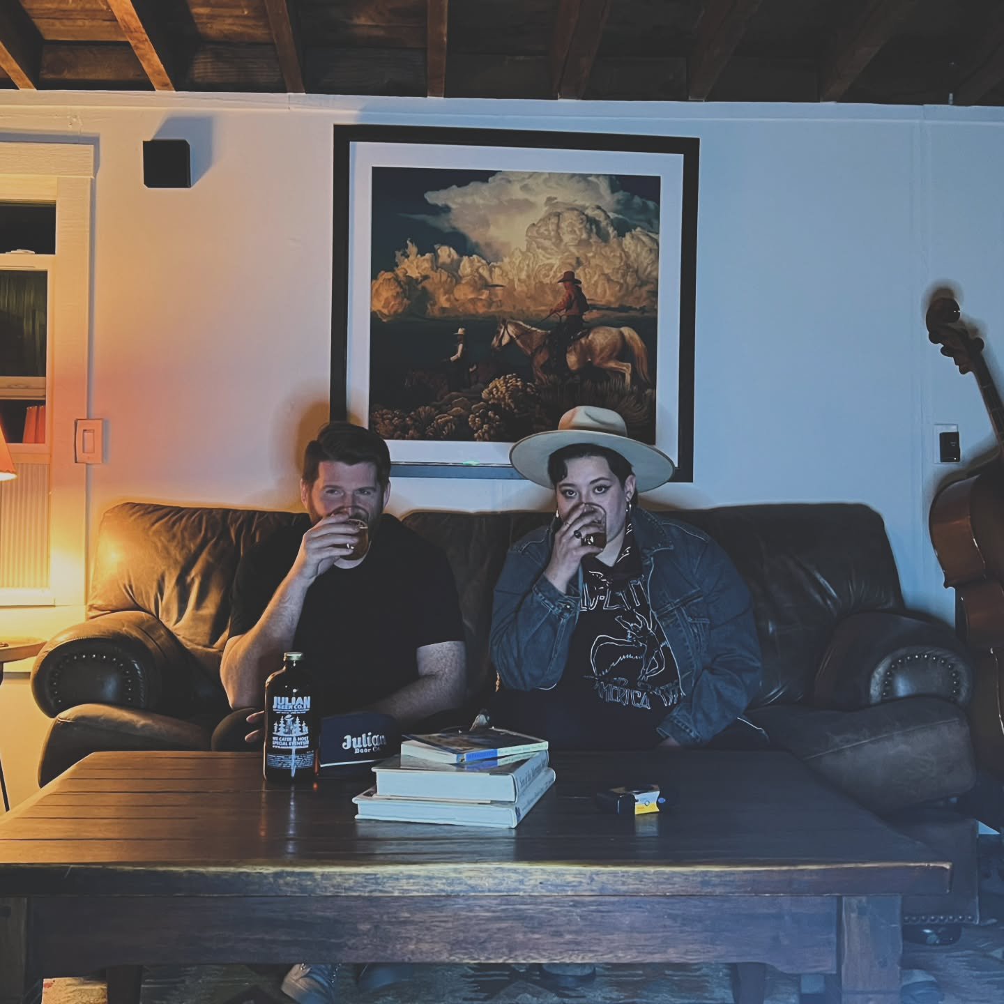 Just wrapped up a little writing, recording, and relaxing in Julian, CA. Tootally not excited to share what we're working on with people one day. Also thanks to everyone who gave us song suggestions for the trip up/special thanks to @birdandtheoracle