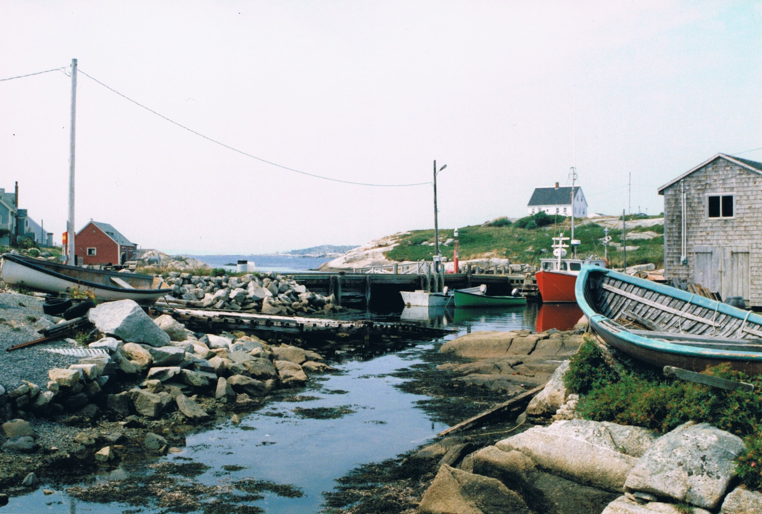 Fishermen from Peggy's Cove helped  in the aftermath