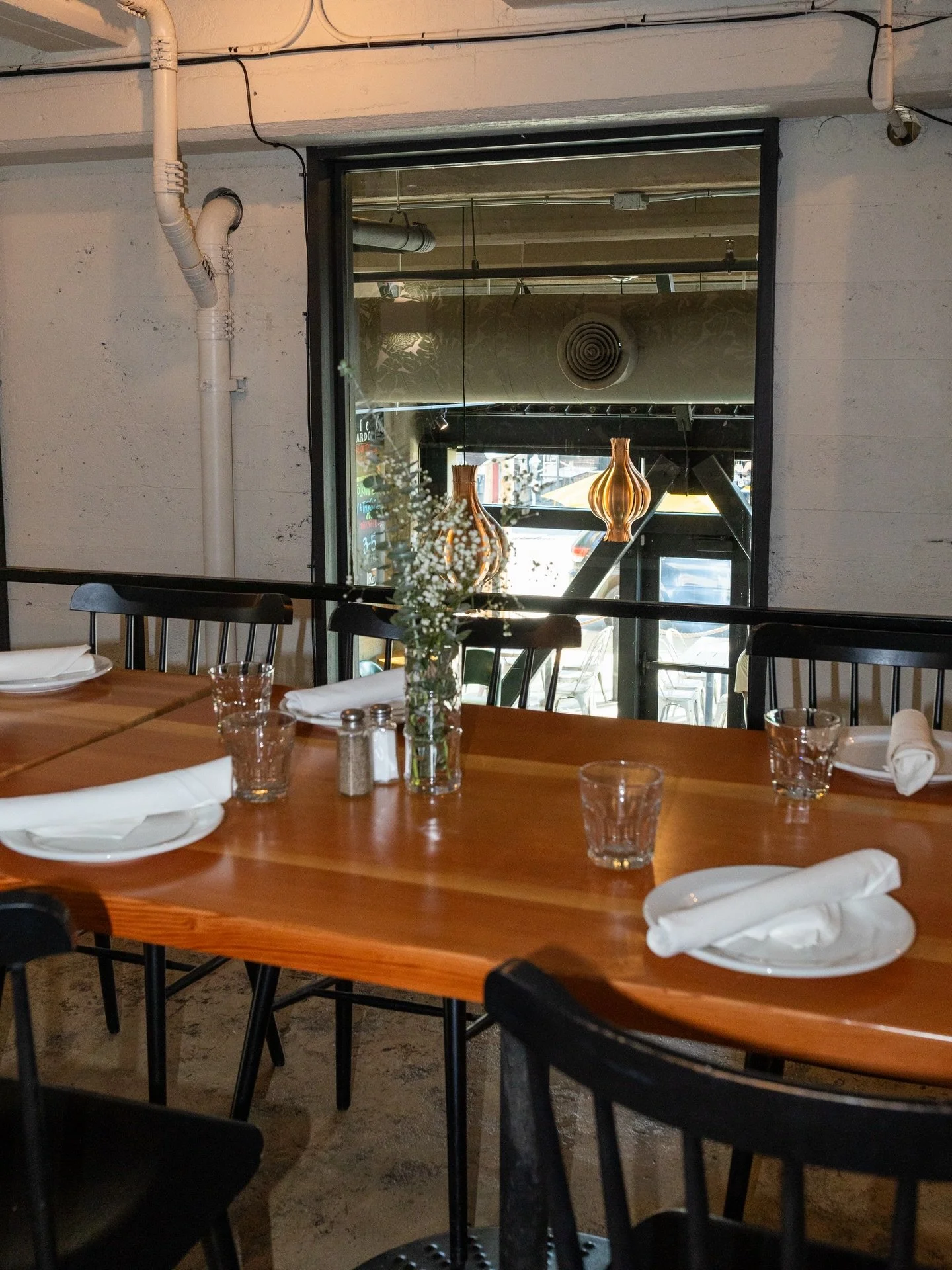 Upstairs at Caf&eacute; Bernardo @r15bar a private dining room that feels tucked away, yet right in the middle of it all.