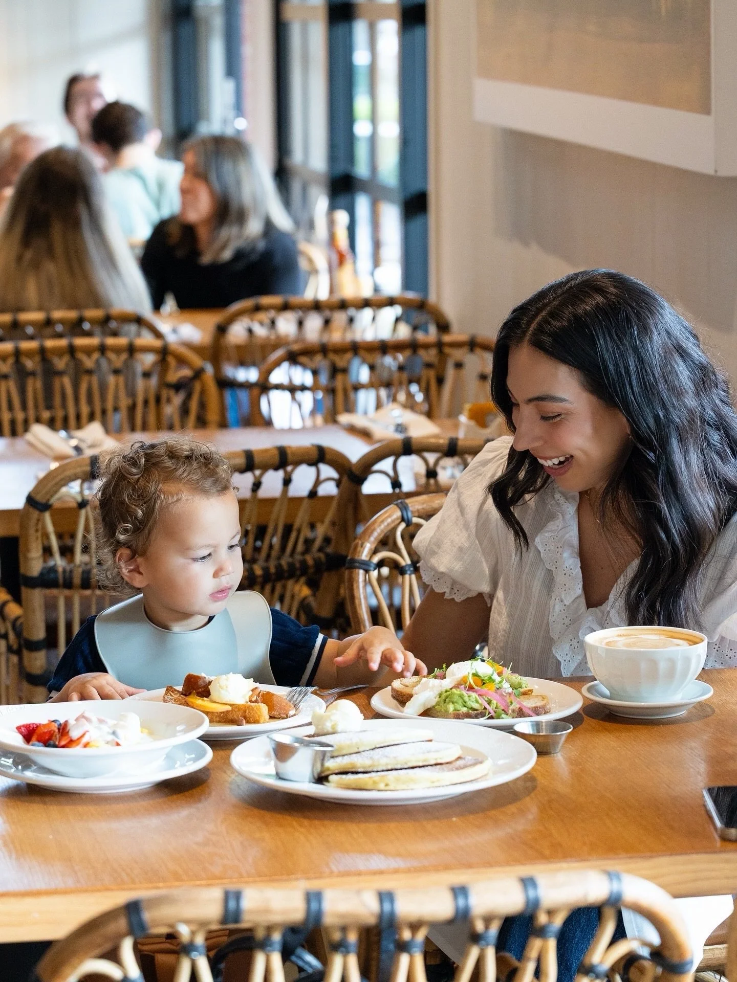 Mother&rsquo;s Day brunch at Cafe Bernardo 💛
coffee, pancakes, avocado toast, and time together.