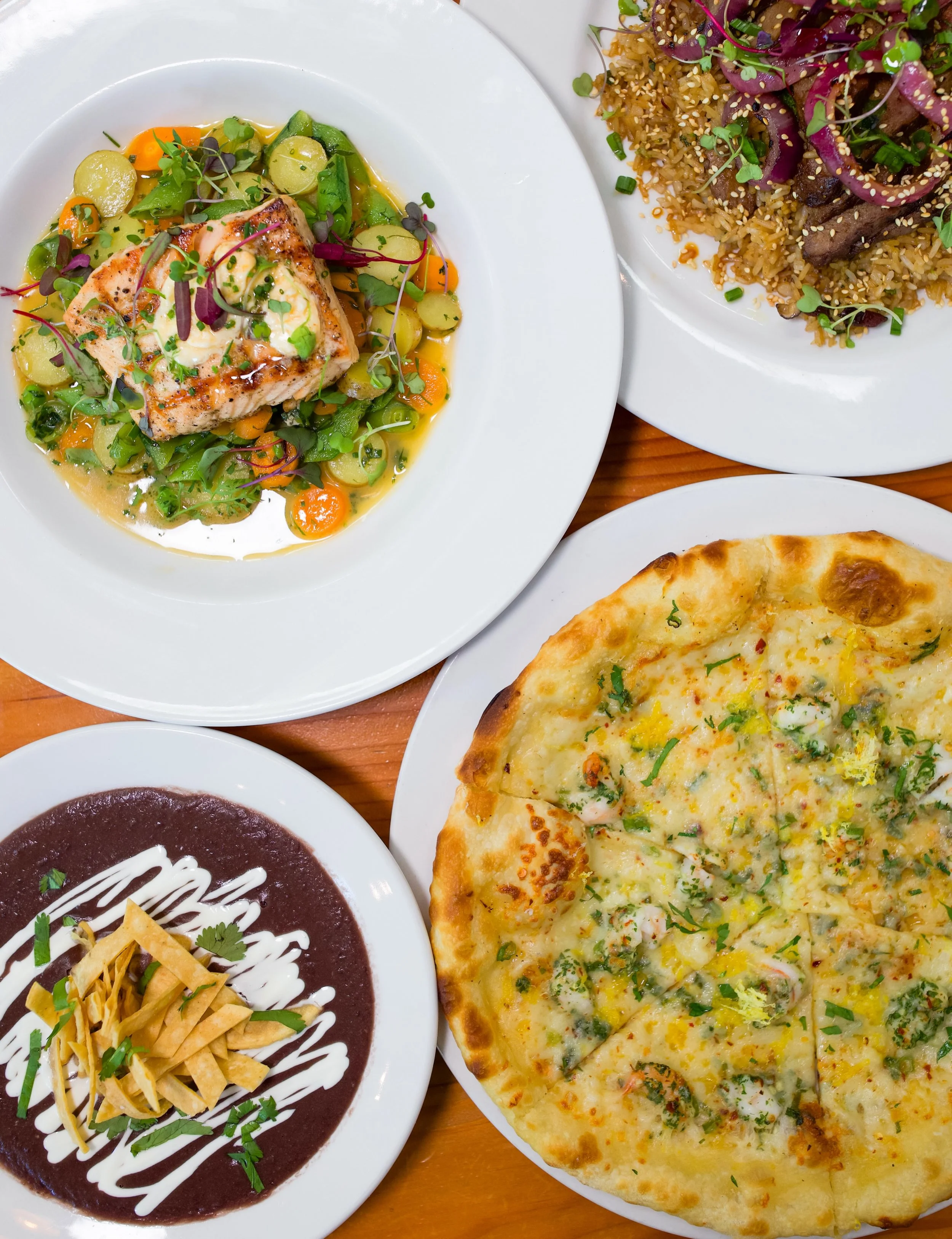 A table full of reasons to linger a little longer. ✨ From fresh vibrant vegetables to comforting classics and handcrafted pizzas, Caf&eacute; Bernardo is made for sharing, savoring, and ordering &ldquo;just one more thing.&rdquo; 🍽️

#CafeBernardo #