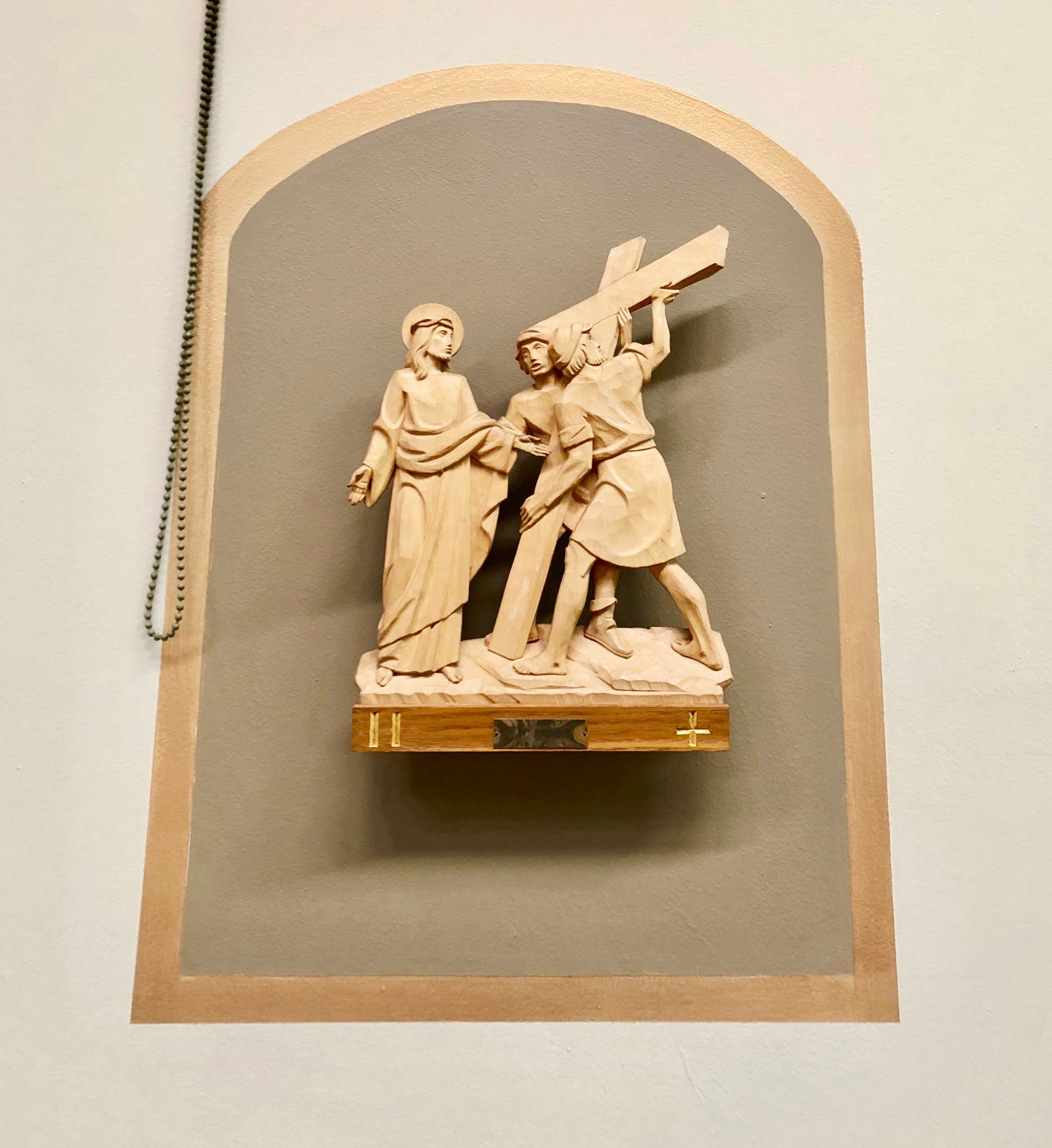 Wooden Station of the Cross, Jesus Cruifixion, St Joseph's Catholic Church, Capitola, California, Lanzini and sons.jpeg