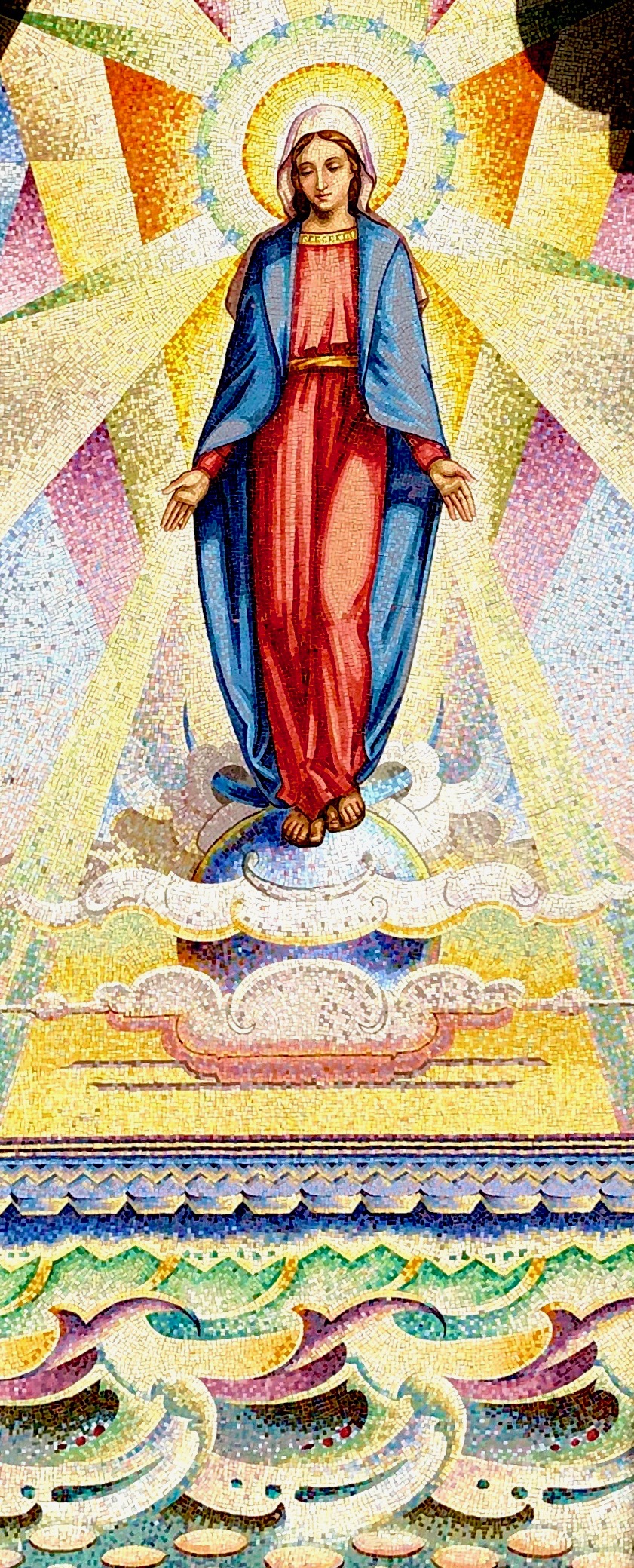 Mosaic Design, Our Lady of Refuge Catholic Church, Castroville, California, Lanzini.jpeg