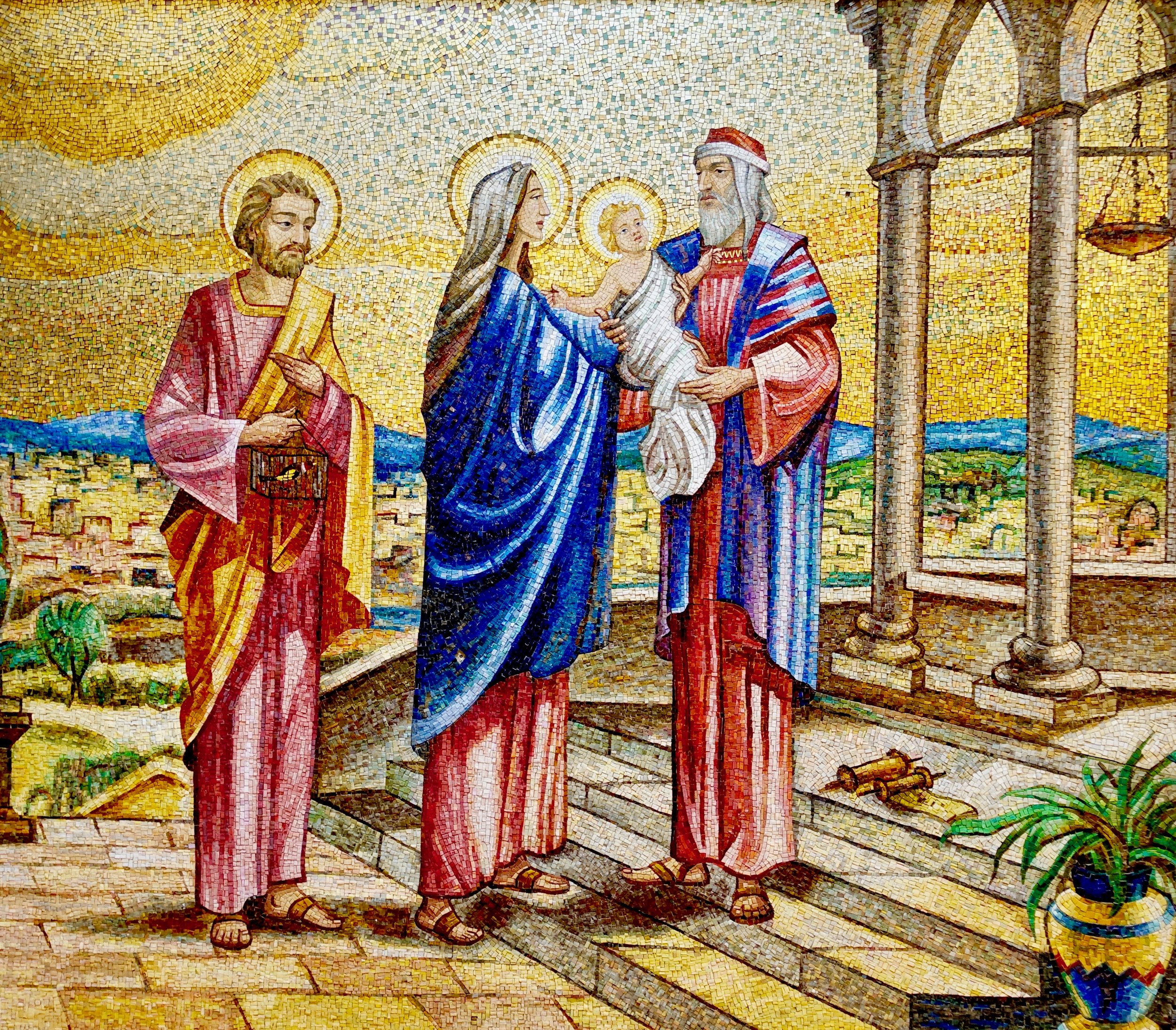 Mosaic, Mary, St Matthew's Catholic Church Design, San Mateo, California, Lanzini