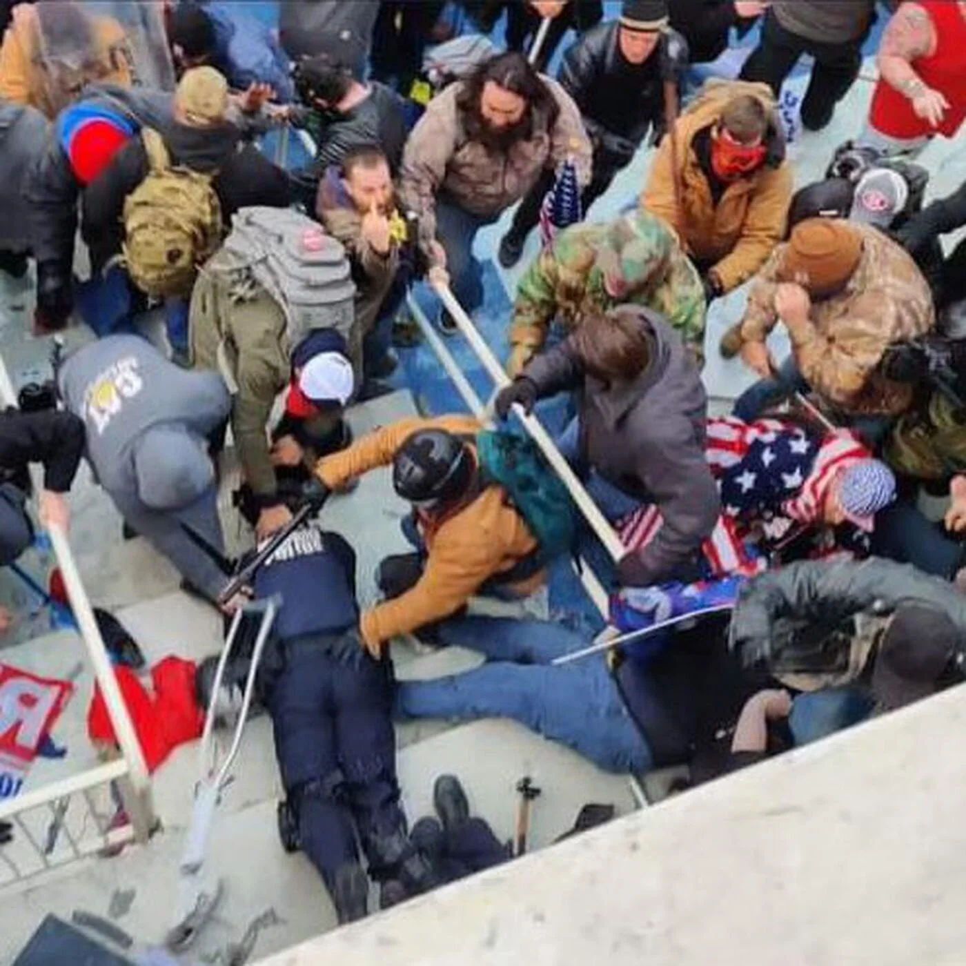 REVEALED: Navy contractor arrested at Capitol riot is a white supremacist with secret-level security clearance