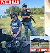 12-year-old Texas girl poses with father and guns before shooting him and killing herself