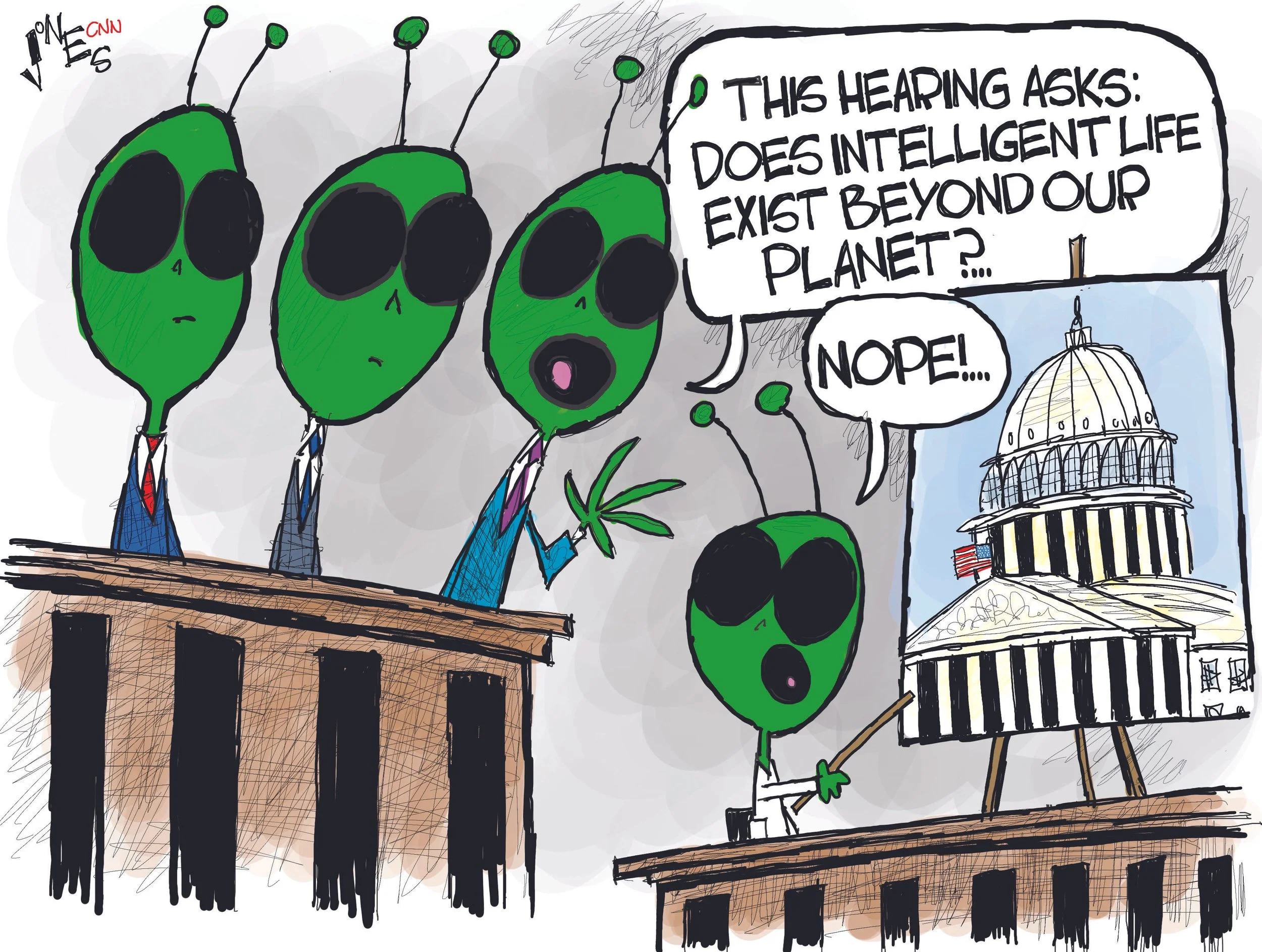 Aliens are among us — and they want to impeach Biden