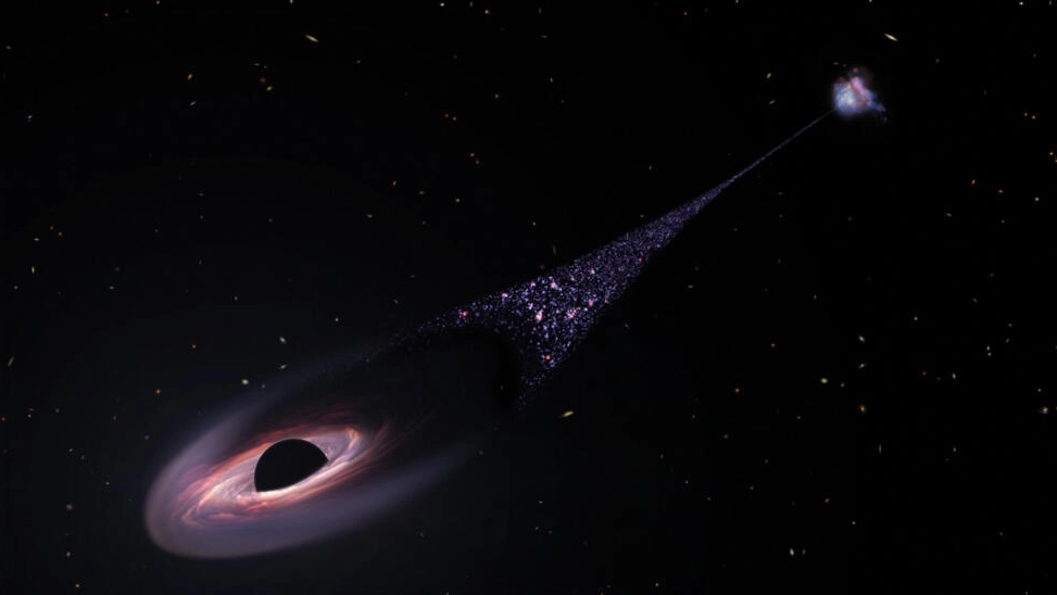 Runaway black hole creating trail of new stars — Disqus Refugees