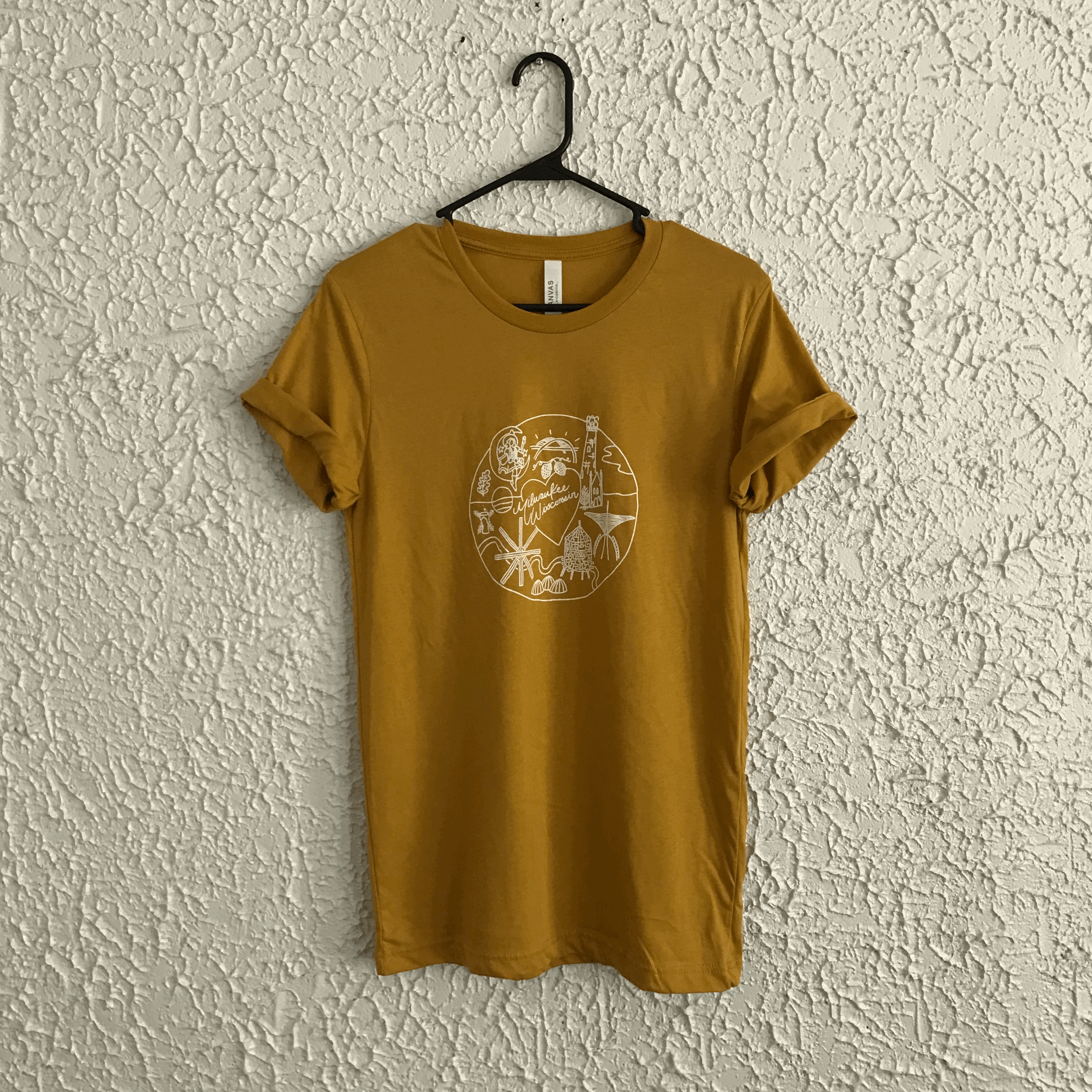 Milwaukee Line Art T-Shirt