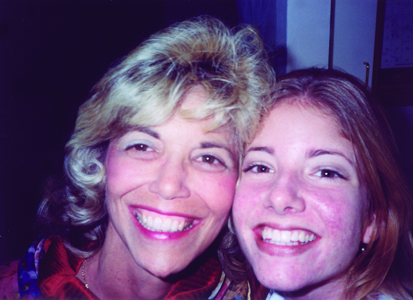Valen with her Aunt Donna who passed from PKD when Valen was 15.