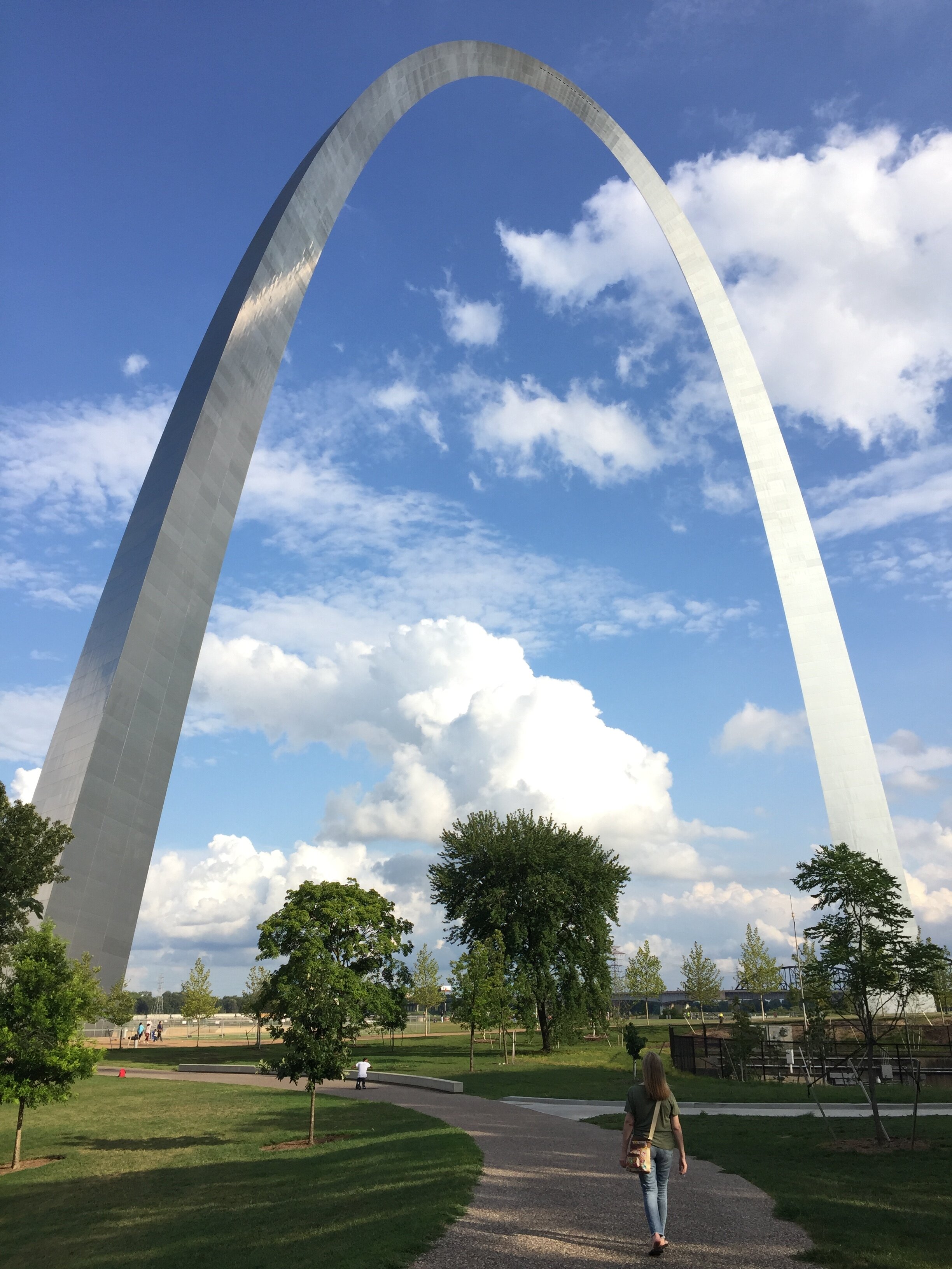 We call St. Louis our Gateway to Health instead of Gateway to the west. Us visiting the arch during week before we got the call.JPG