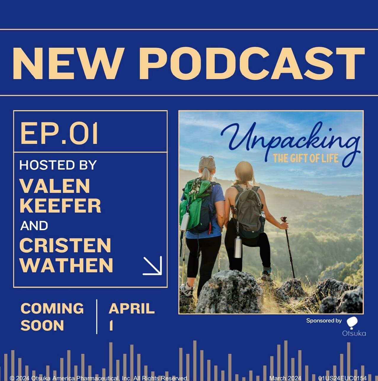 Happy #DonateLifeMonth! ECSTATIC to share Ep. 1 of our NEW PODCAST is NOW AVAILABLE!
🥳
Proud to introduce - Unpacking the Gift of Life - a series of candid conversations between two friends and transplant survivors sharing the real narratives, thoug