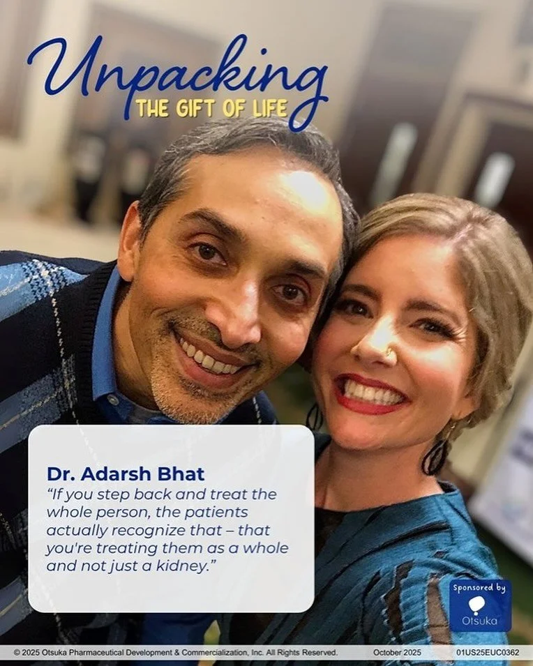 💙Every patient deserves a Dr. Bhat &ndash; someone who listens deeply, communicates openly, and values the relationship as much as the results.

In Episode 4, Part 2, I&rsquo;m joined by my very own nephrologist, Dr. Adarsh Bhat. Dr. Bhat has truly 