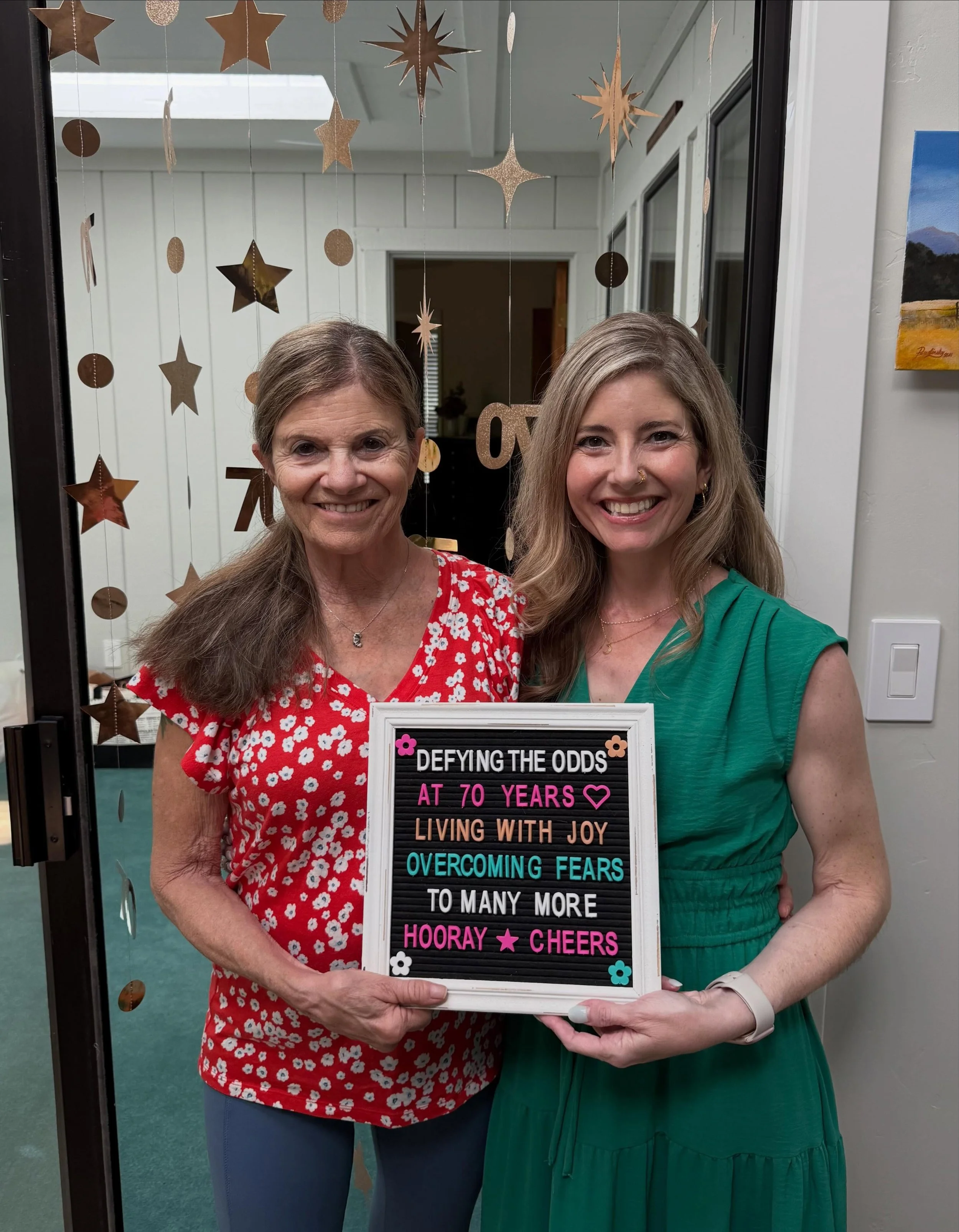 🎉My mom turned 70! She is the longest surviving member in our family with PKD &mdash; a disease we can trace back six generations. Mom was diagnosed in her 20s, shortly after losing her own mother to PKD. From that moment on, she lived with fear of 