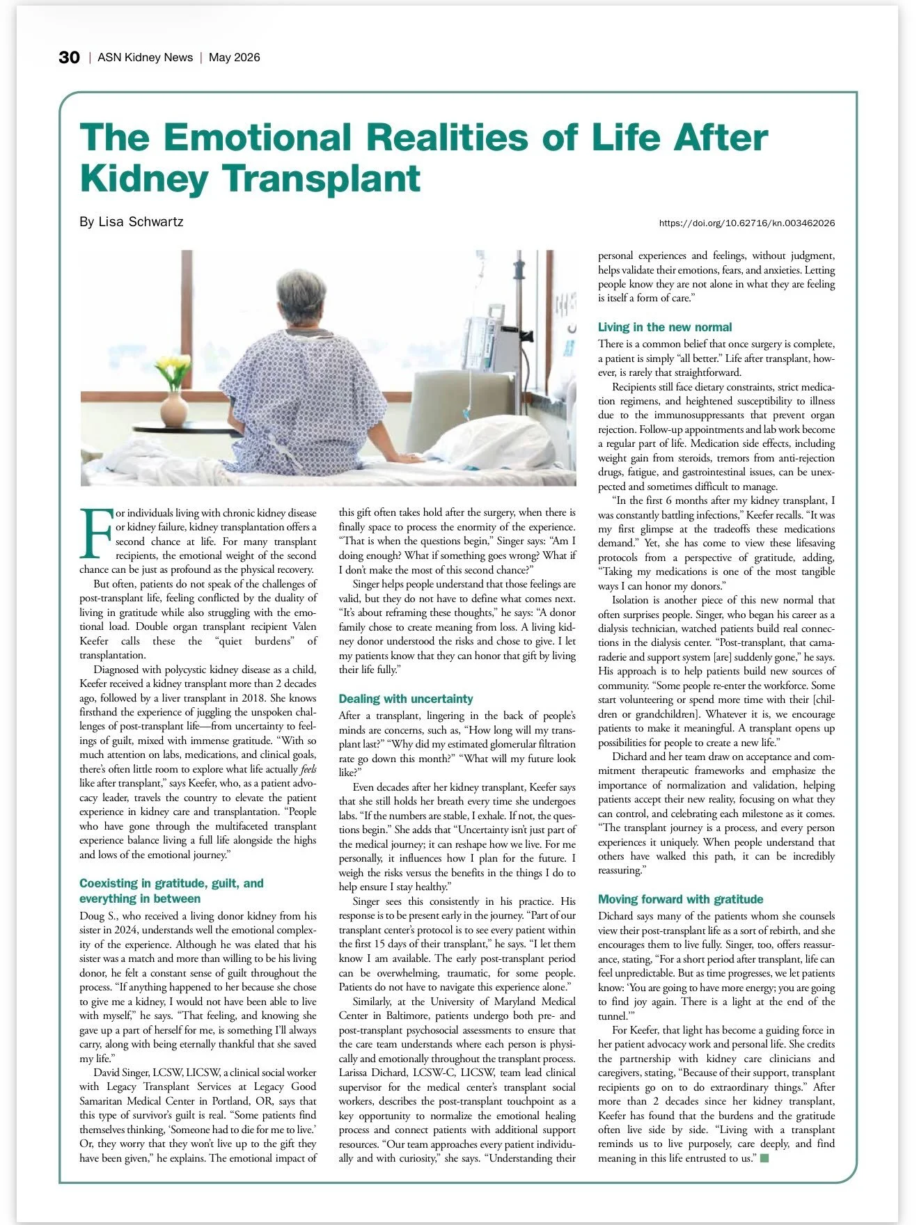 When I was a kid&mdash;and even through my kidney transplant at 19&mdash;I didn&rsquo;t have anyone who truly understood what I was going through or a place to openly talk about the emotions that came with it.

That&rsquo;s why I&rsquo;m especially p