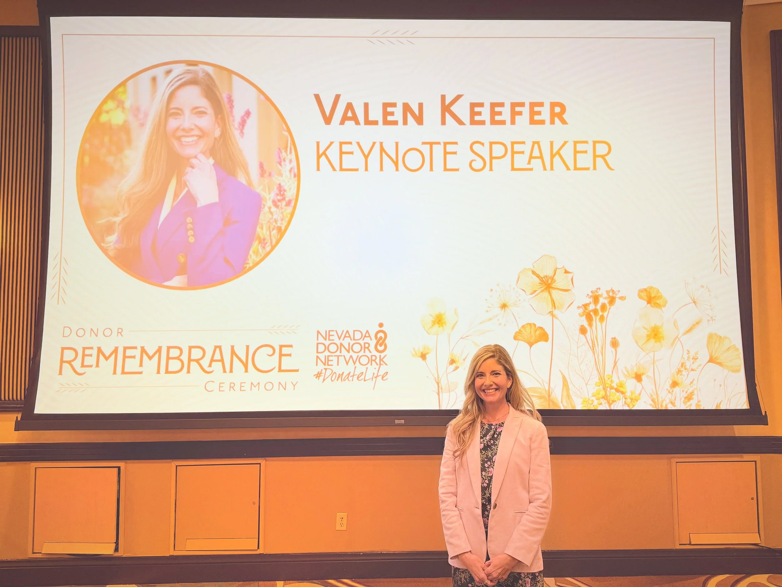 I&rsquo;m so touched to be invited back to keynote another of Nevada Donor Network&rsquo;s signature events! 🙏

Last year, I had the honor of speaking at their Donor Remembrance Ceremony, and next month, I&rsquo;ll have the privilege of delivering t