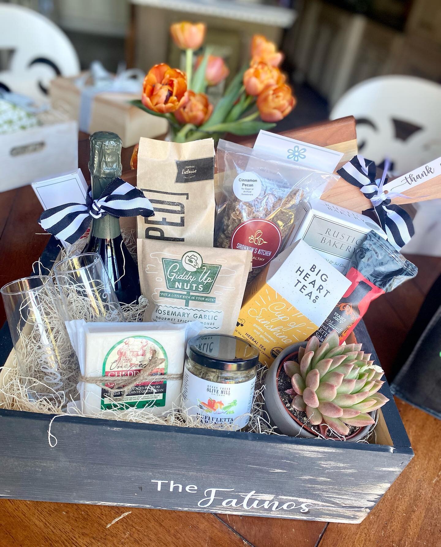 This box is on repeat for a Financial Planner client who loves the easy process.  We designed a few boxes for their gifting needs so a simple notice of tier, name for personalization and delivery address is all that&rsquo;s needed. Easy peasy! We wou