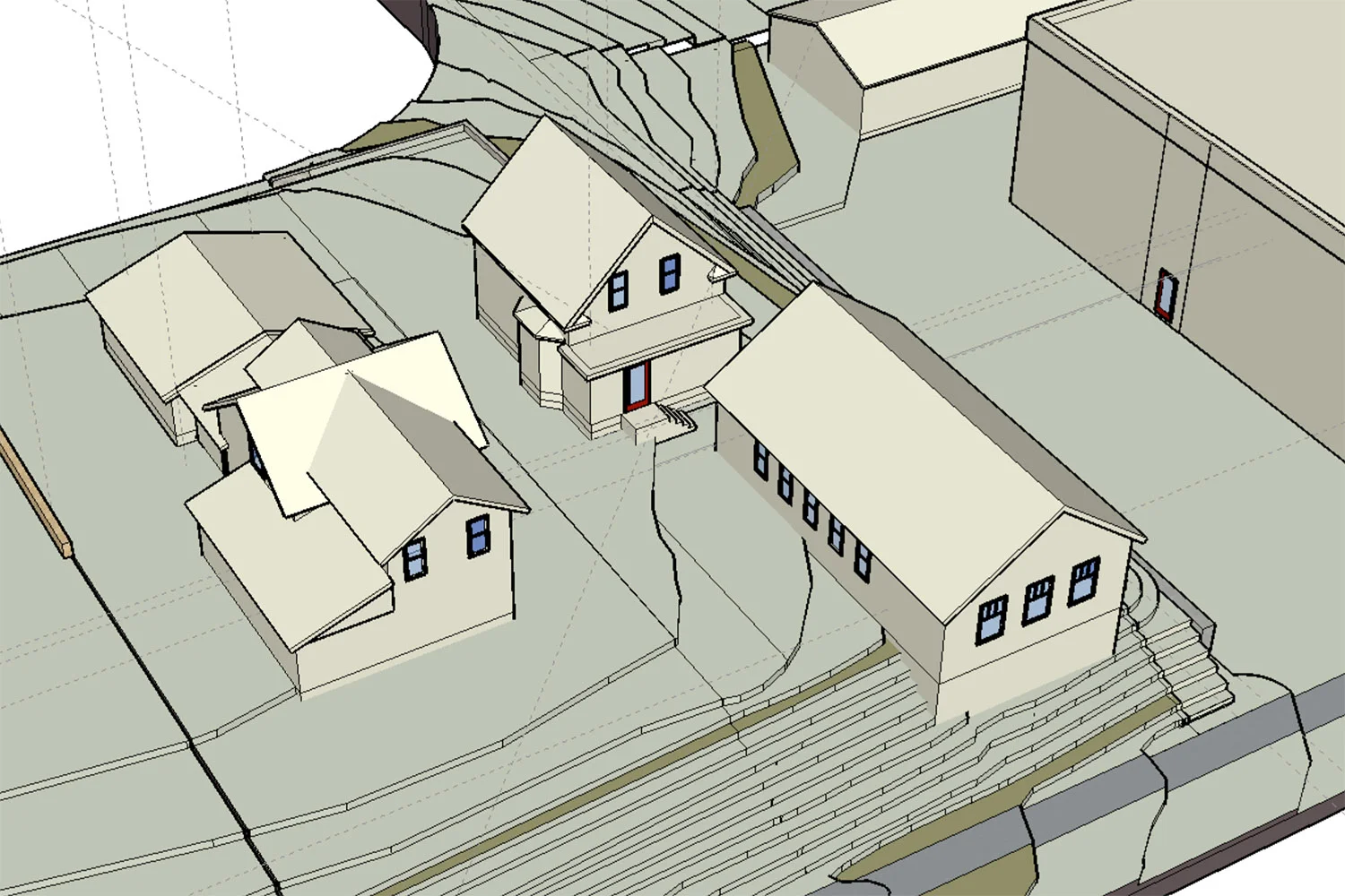 3-D Study for Accessory Building