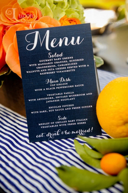 It's All About The Menu....Card