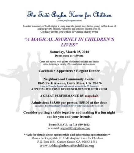 Todd Anglin Home For Children