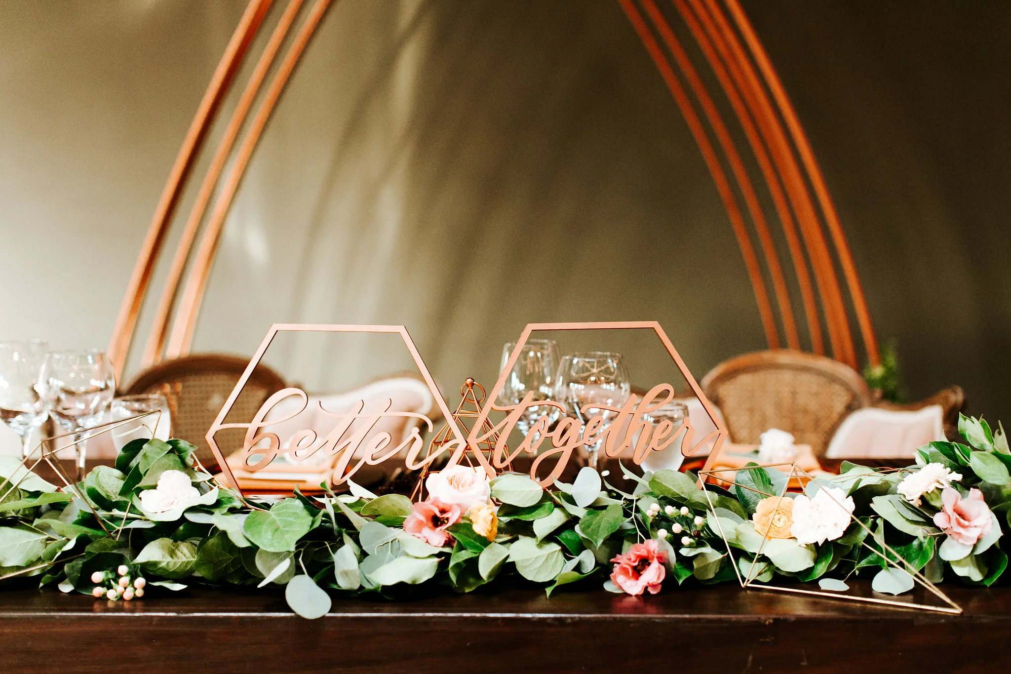 Playa Studios Wedding - Wine Pairing Menu