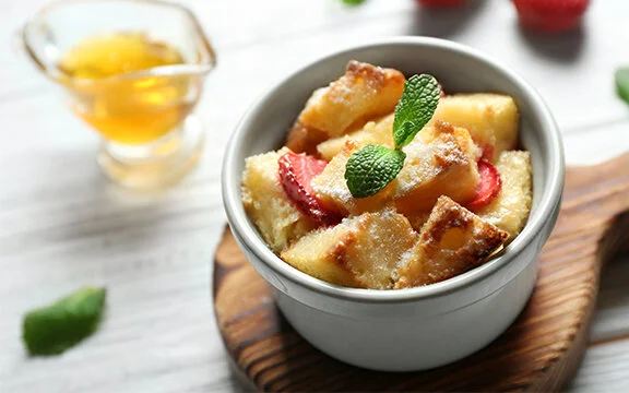 Vanilla Custard Bread Pudding