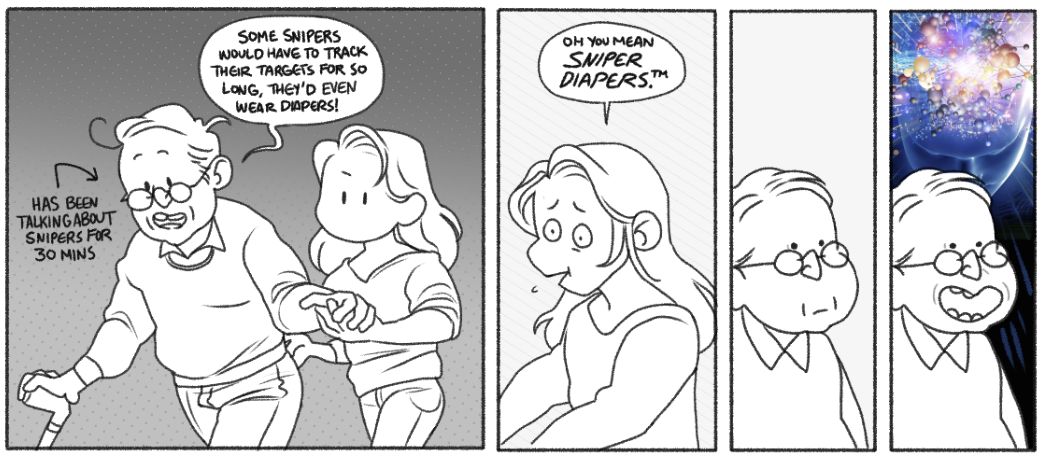  Patient comics, autobiographical.  March 2018. 