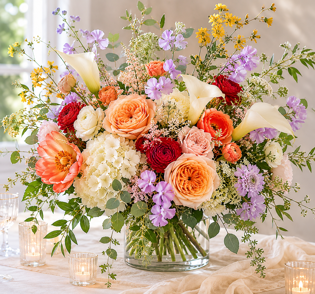 Light and Airy  Centerpiece