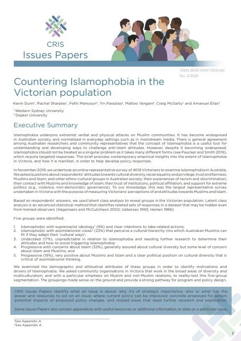 Countering Islamophobia in the Victorian Population