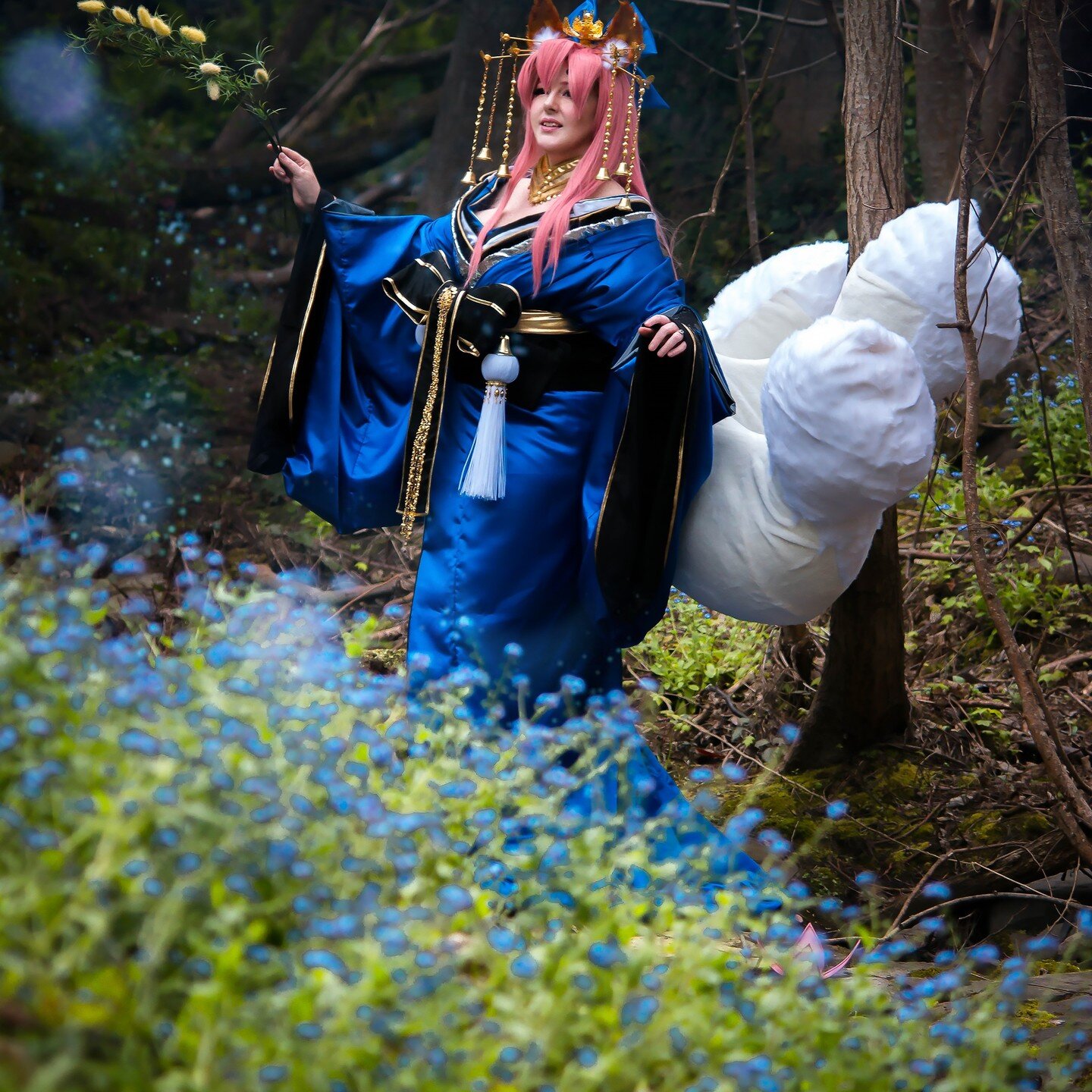 'I started working on this Tamamo no Mae costume [from the game Fate GO!] while I was in Melbourne months before the world changed in March 2020 but between work and travel, it just sat in a corner.

And then March 2020 happened. I was allowed to wor