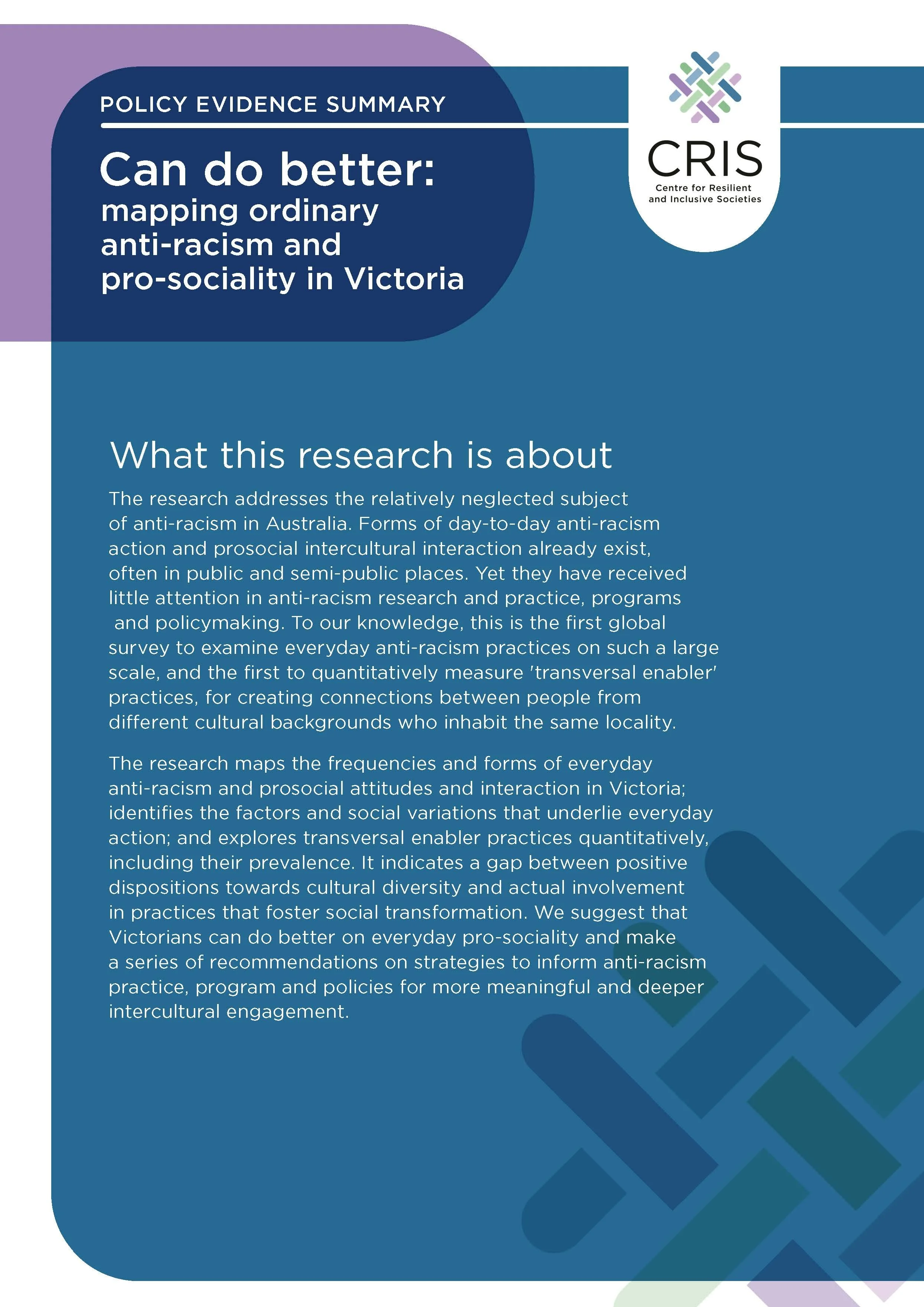 Can Do Better: mapping ordinary anti-racism and pro-sociality in ...