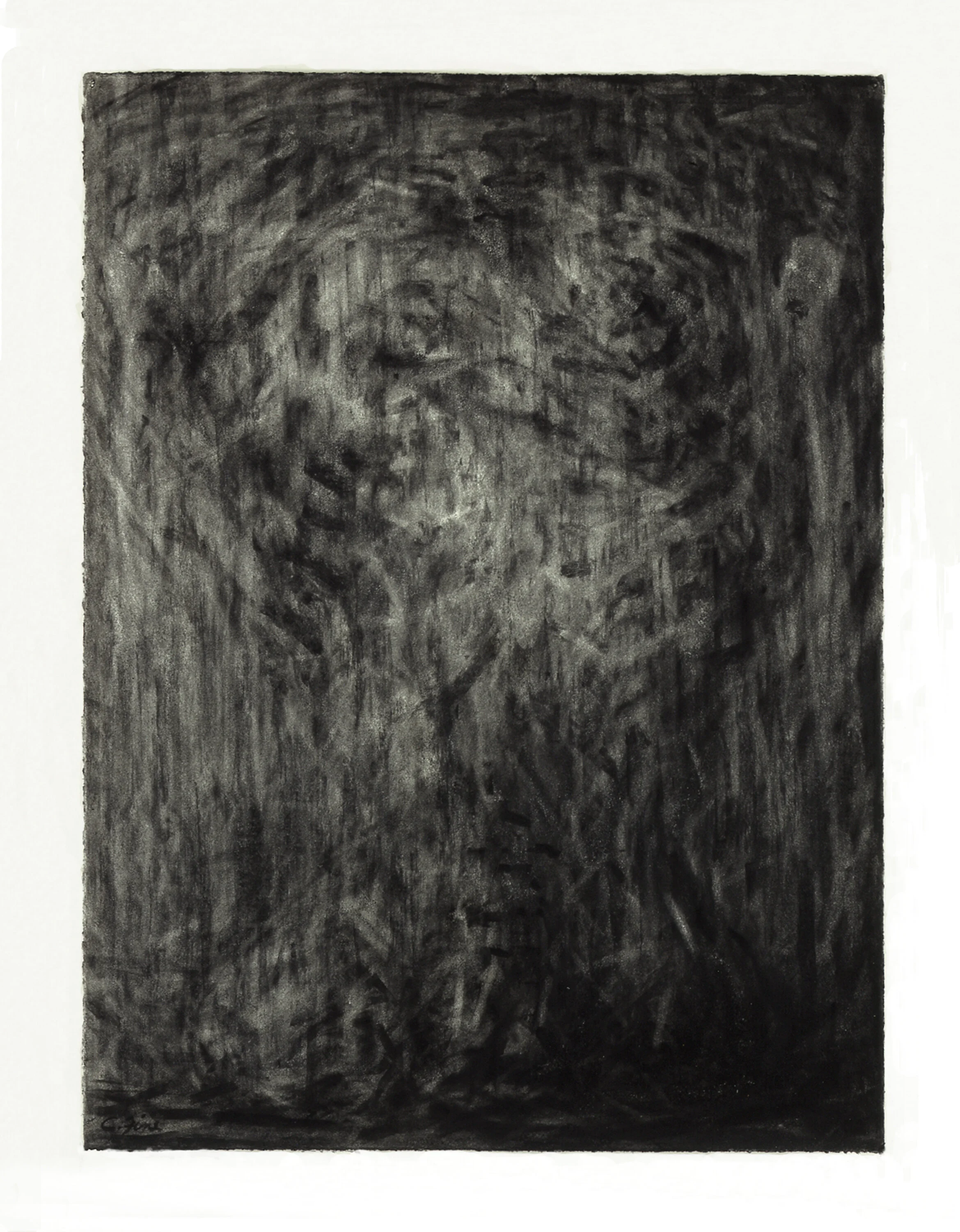  Untitled (torso II), 1985 Charcoal on paper 30” / 22” 
