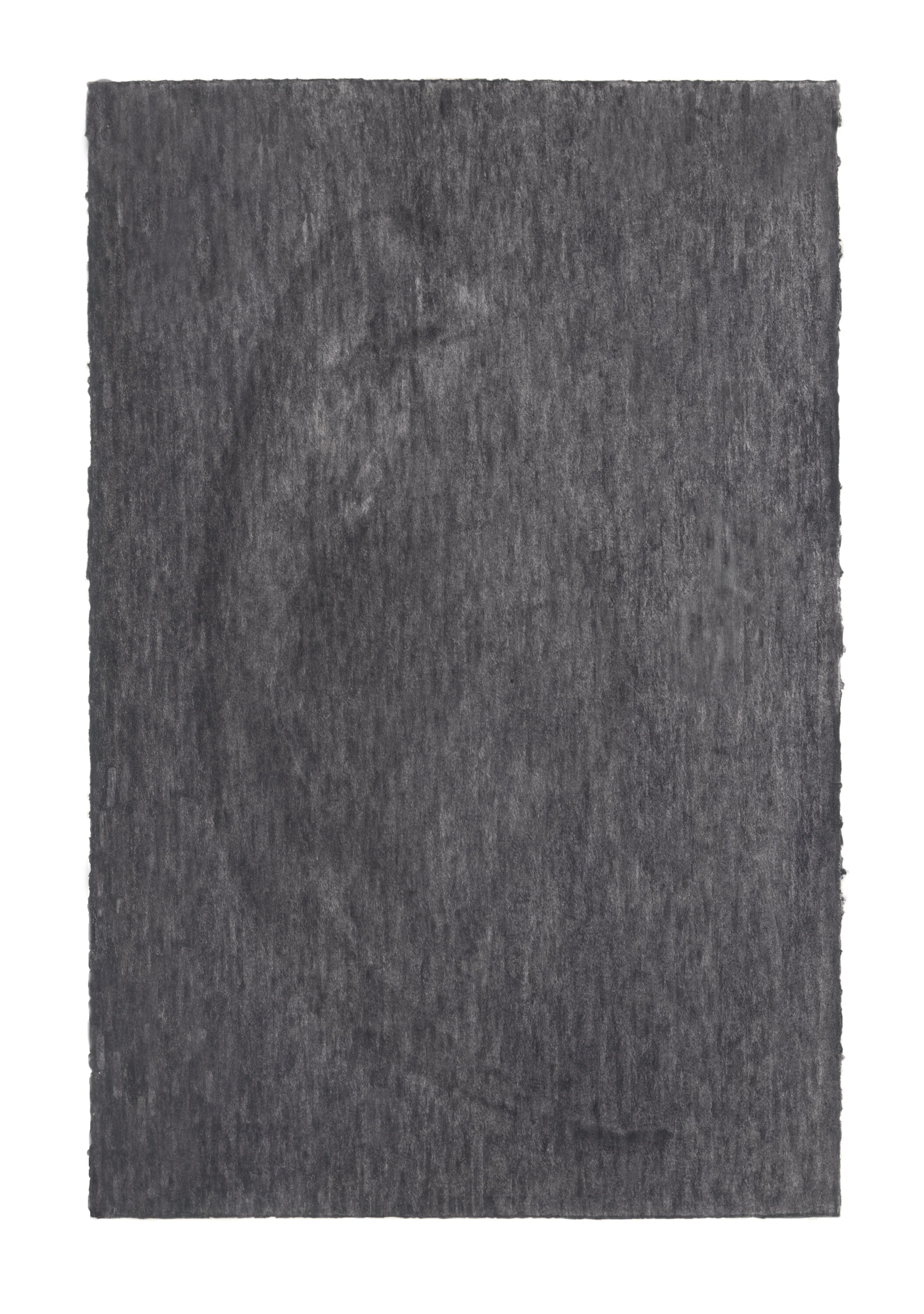  Overflow or Overhang?, 1986  Charcoal on paper 32” x 22”  