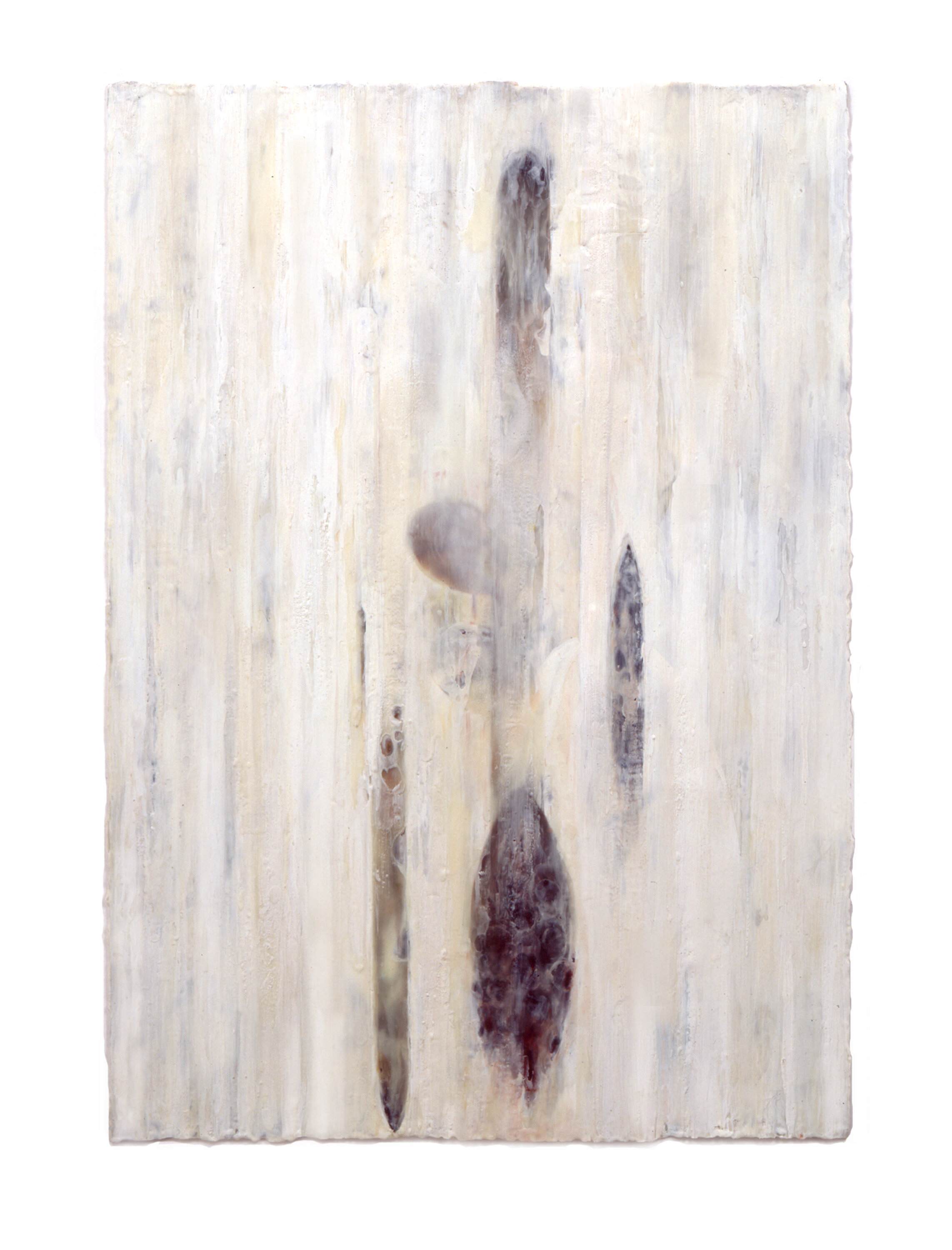  Plunge, 1992 Encaustic and pigment on paper 43” x 32” 