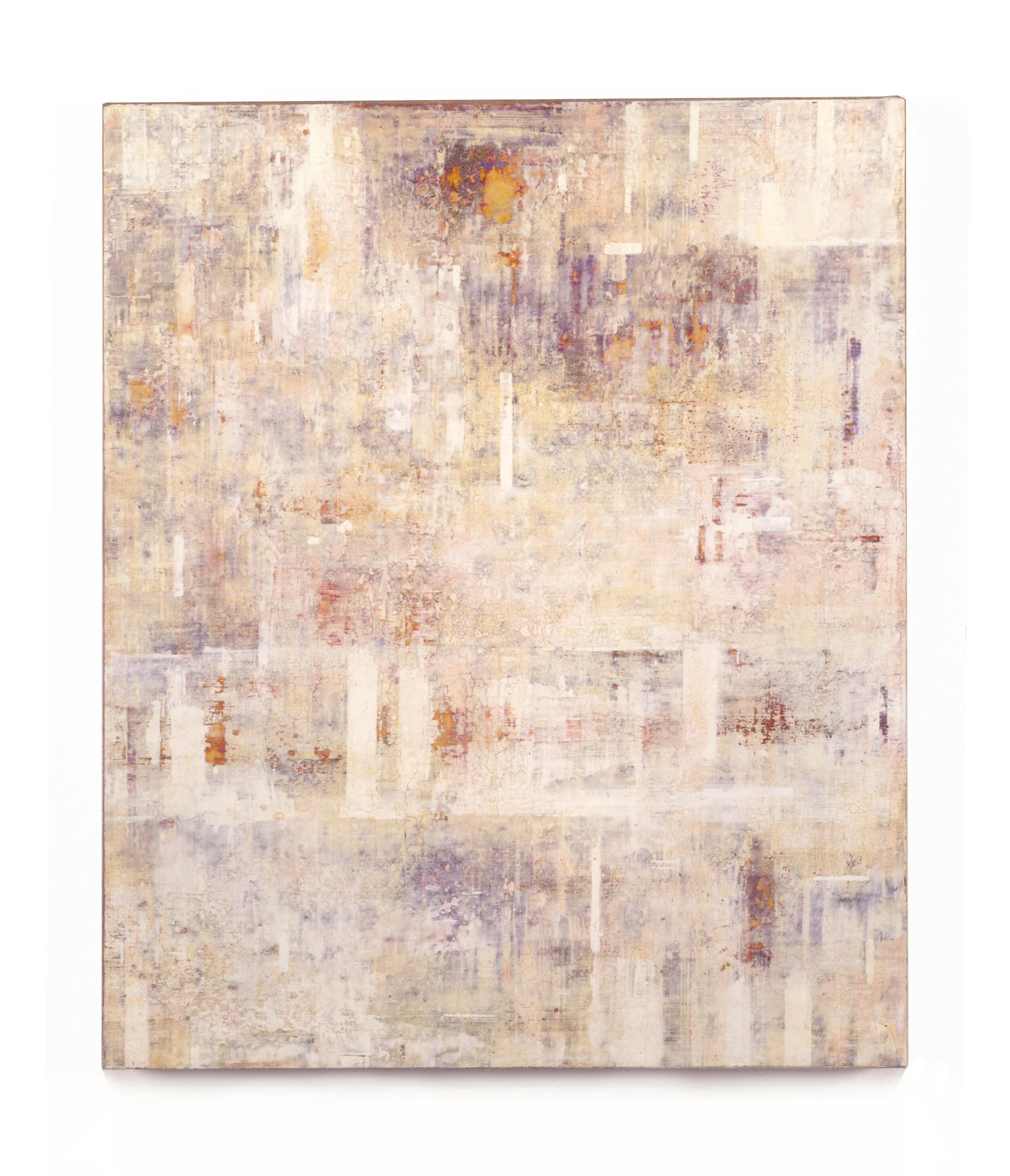  Signal Set 1, 1998 Acrylic ink, gouache and watercolor on vellum, on linen on wood panel 14” x 11” 