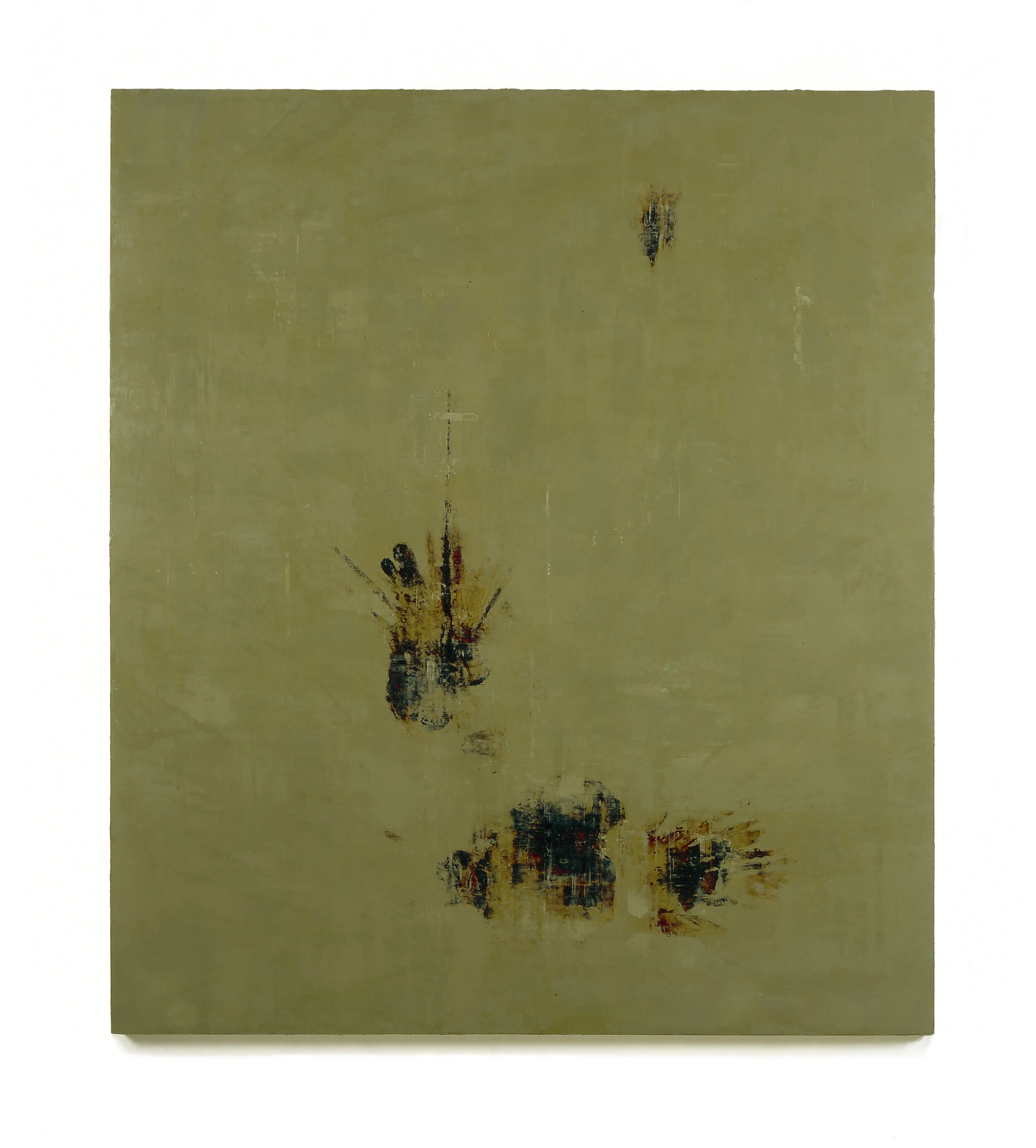 Pressue Drop, 1998 Oils, asphalt and alykd resin on canvas 78” x 67.5” 