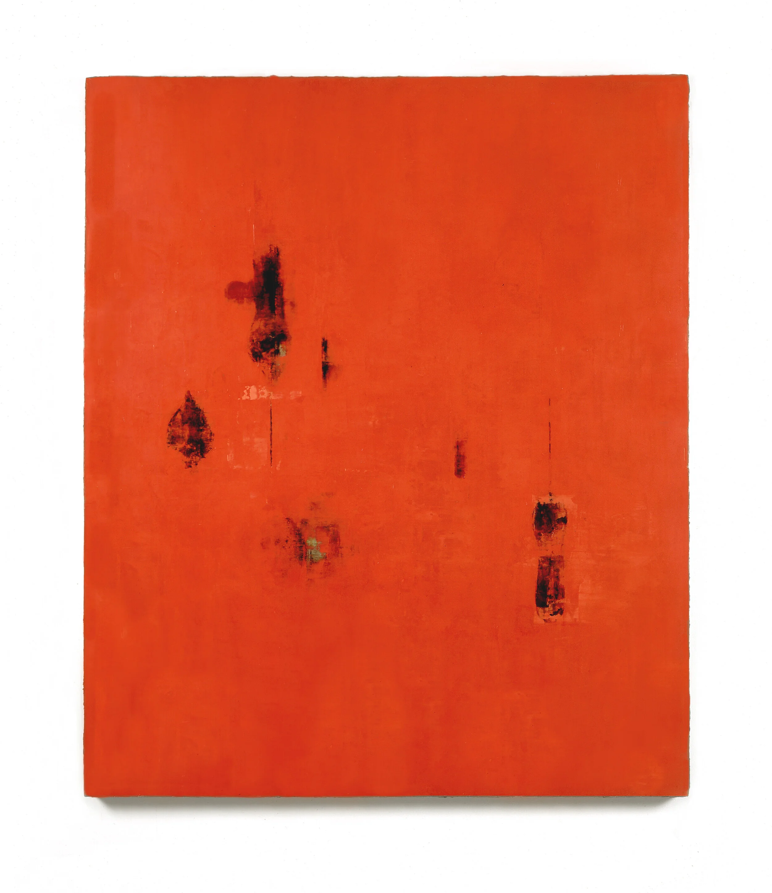  Hot House, 1998 Oils, asphalt and alykd resin on canvas 66” x 55” 