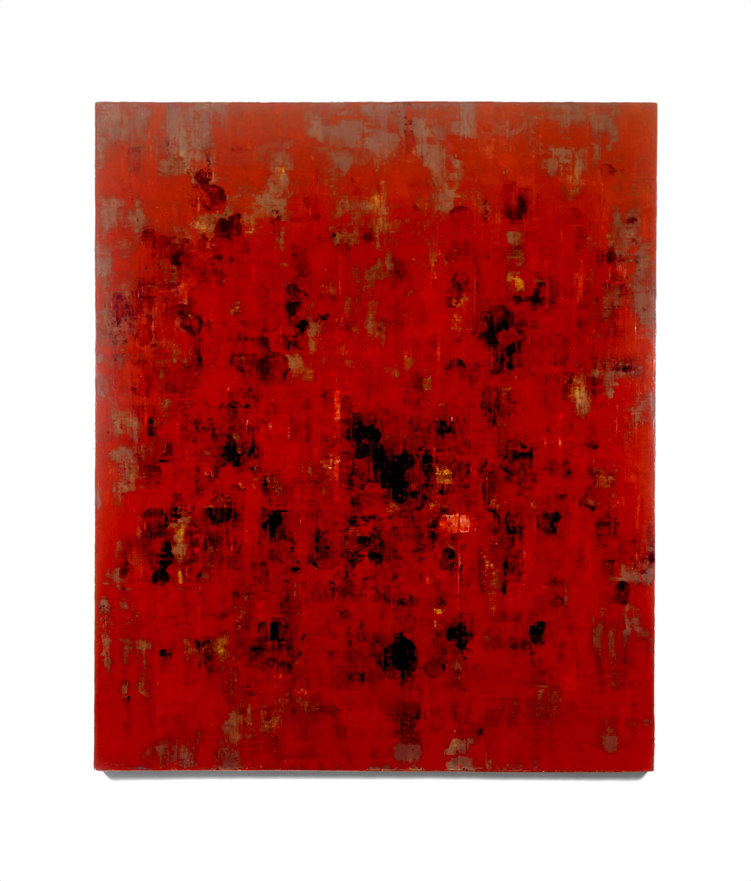  Devil’s Bargain, 1999 Oil, asphalt and alykd resin on canvas 88” x 74” 