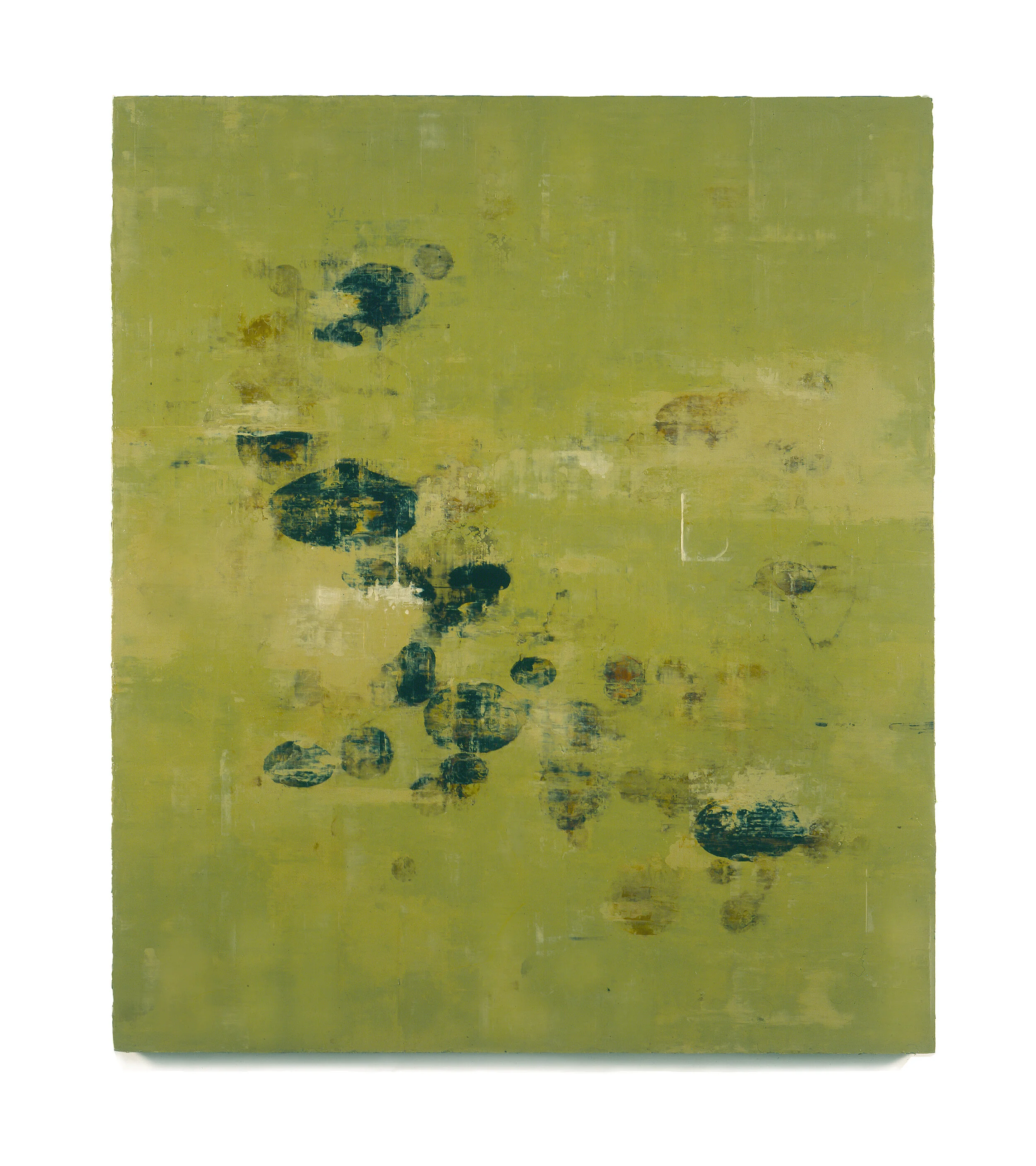  Mutationstation, 1999 Oil, asphalt, enamel and alykd resin on canvas 64” x 55” 